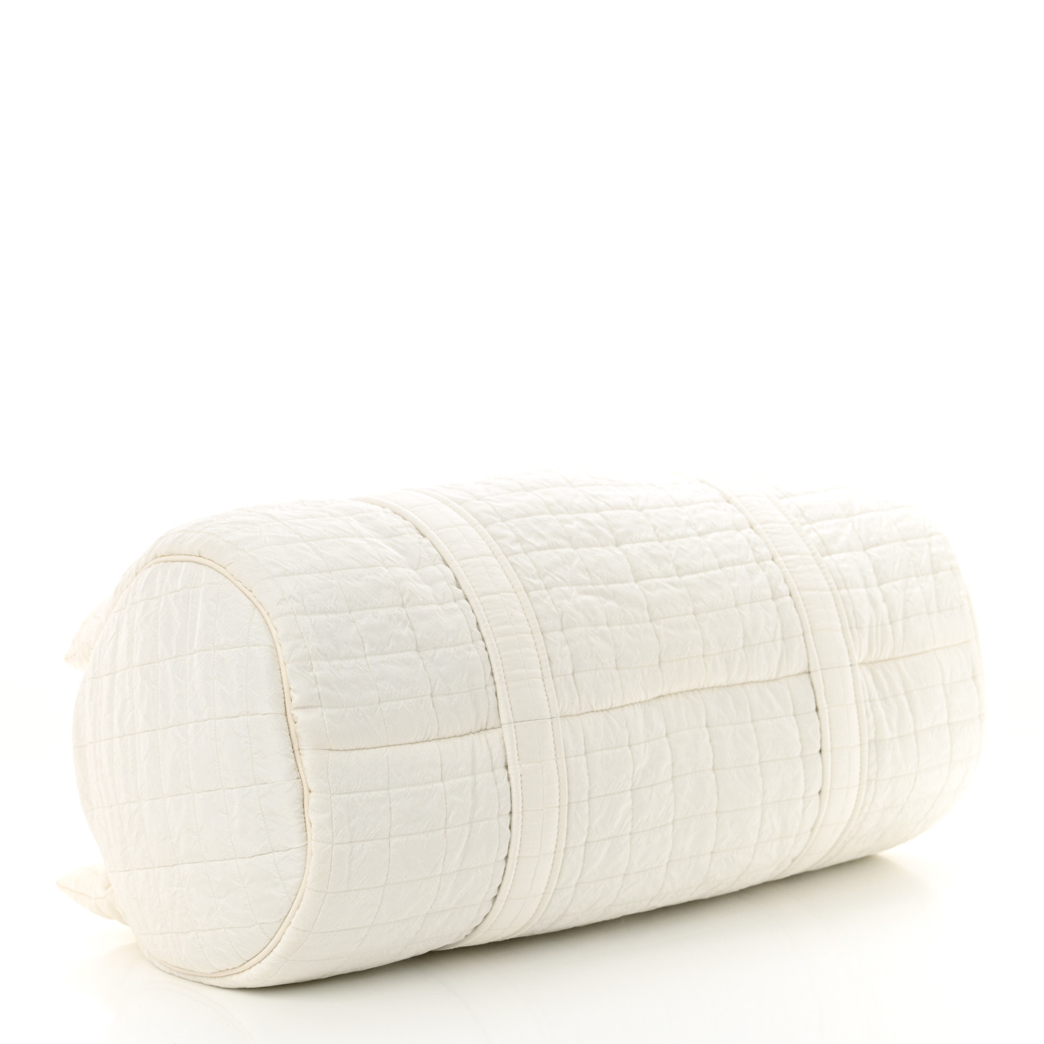 ボストンバッグ Saint Laurent White Fabric Gloria Travel Bag SAINT LAURENT Nylon Gloria Quilted Travel Bag Milky White