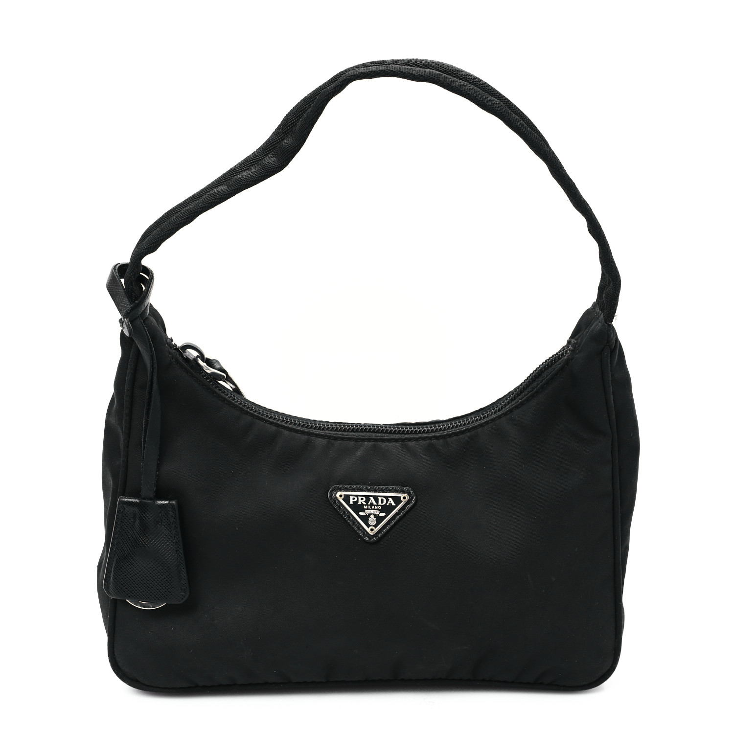 ハンドバッグ PRADA 1BB127_2C8Q_F0002 RE-NYLON AND CALF HANDBAG M PRADA Tessuto Nylon Mini Re-Edition 2000 Bag Black 1679111