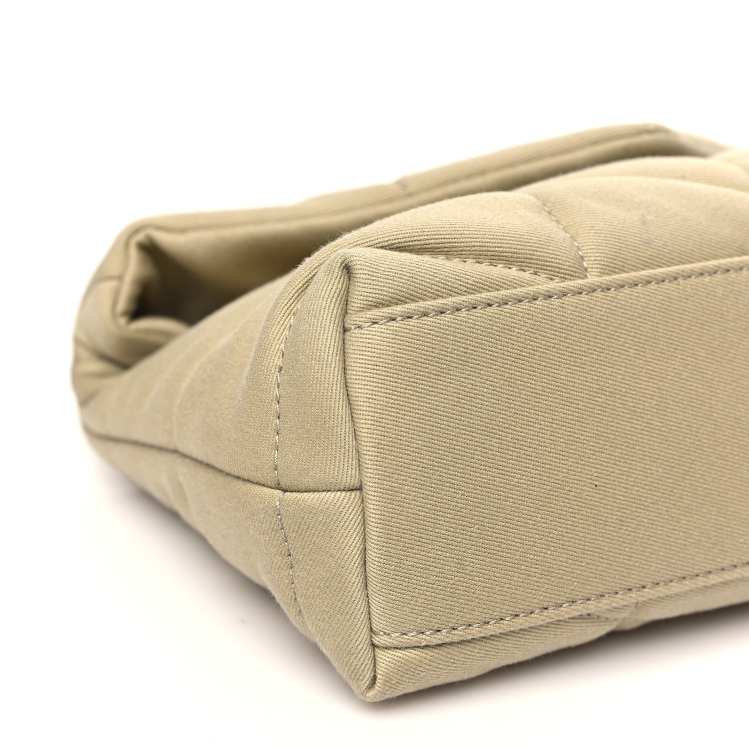 SAINT LAURENT Canvas Quilted Toy Loulou Puffer Monogram