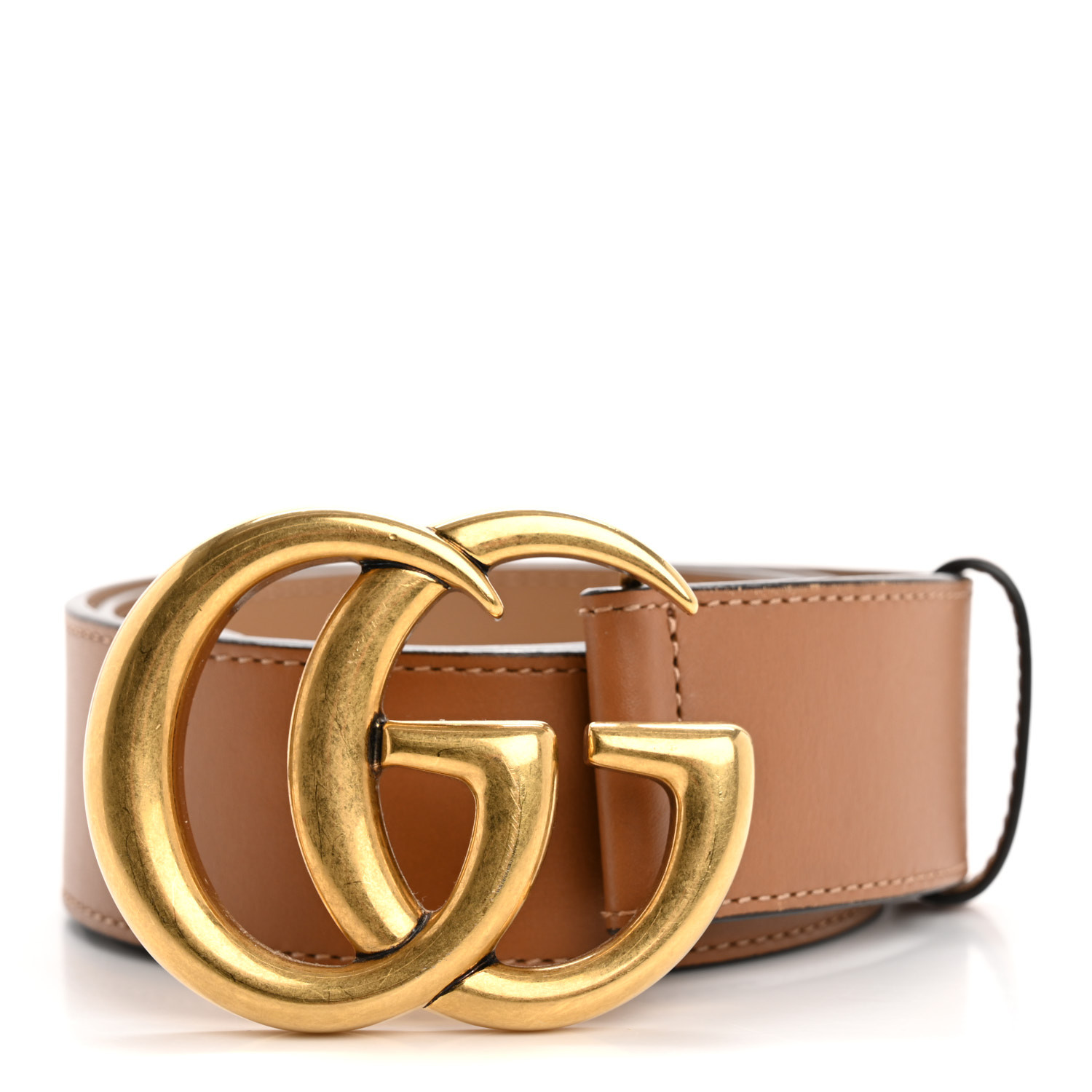 GUCCI ヴィンテージベスト 40 Men's Gucci Belt Size 32/90 Black GG Embossed Leather Silver