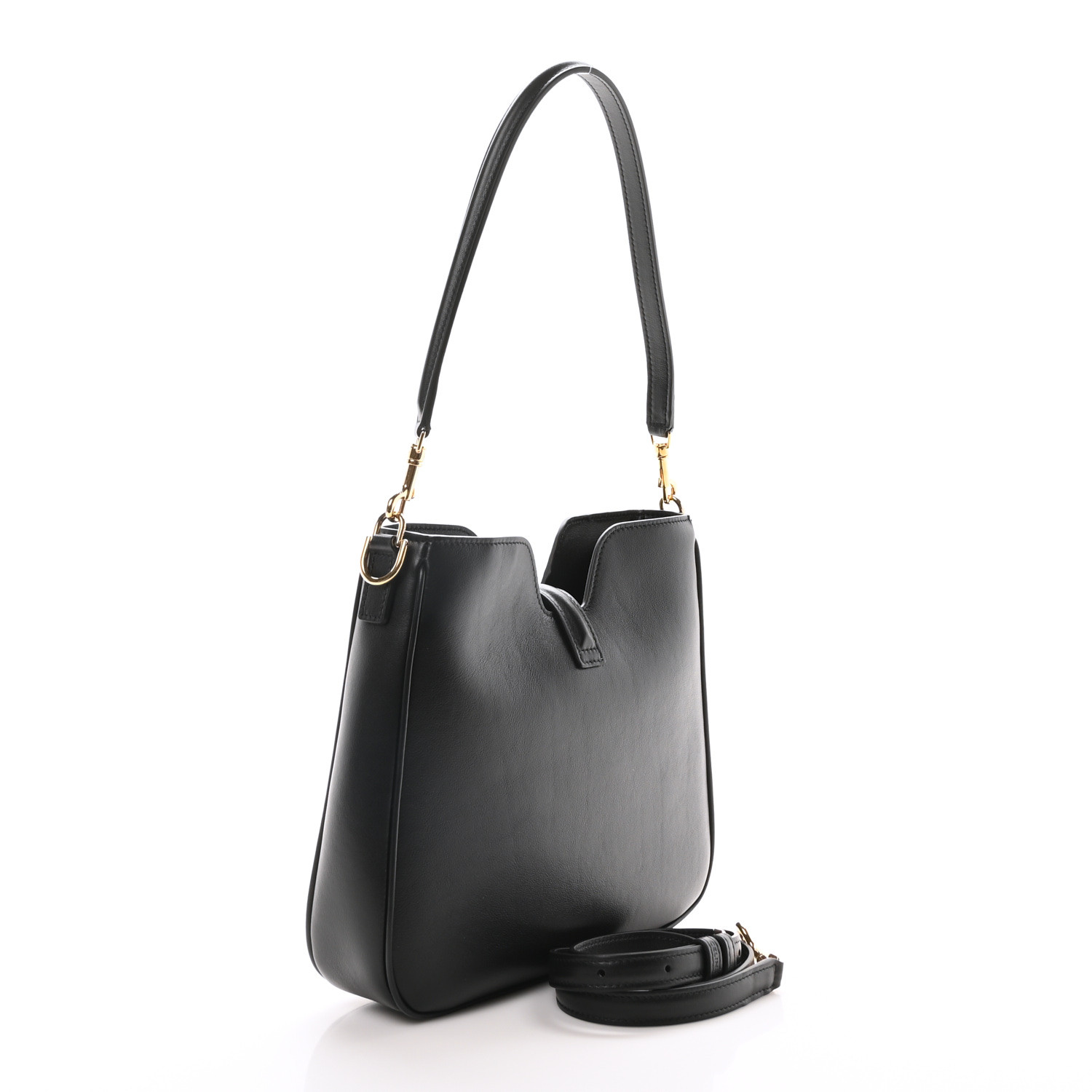 CELINE Smooth Calfskin Small Camille 16 Soft Bag Black
