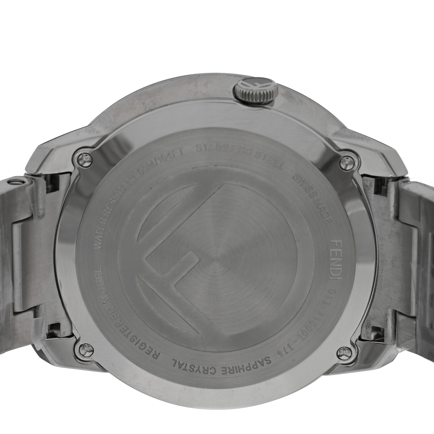 【FENDI】Run Away ブレスレット ウォッチ ブラック文字盤 36mm FENDI Stainless Steel 36mm Run Away Quartz Watch Black