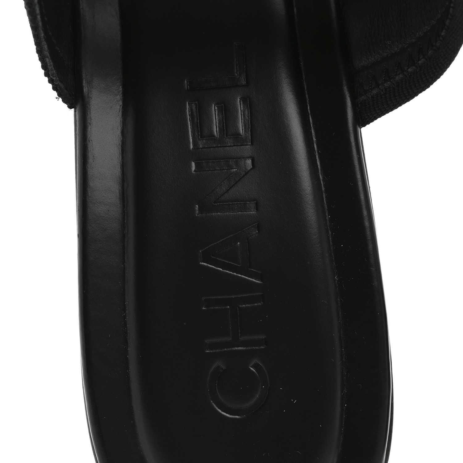 Non■シャネル■36.5✨ミュール■ベージュ‪✕‬ブラック CHANEL シャネル サンダル ミュール レディース36 ベージュ