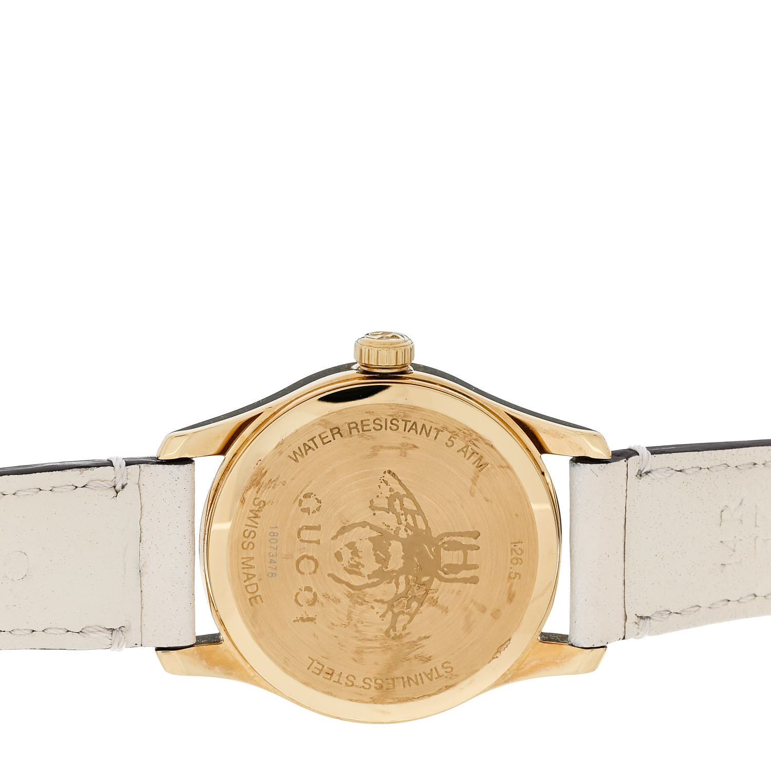 GUCCI Stainless Steel Calfskin 27mm Le Marché Des Merveilles
