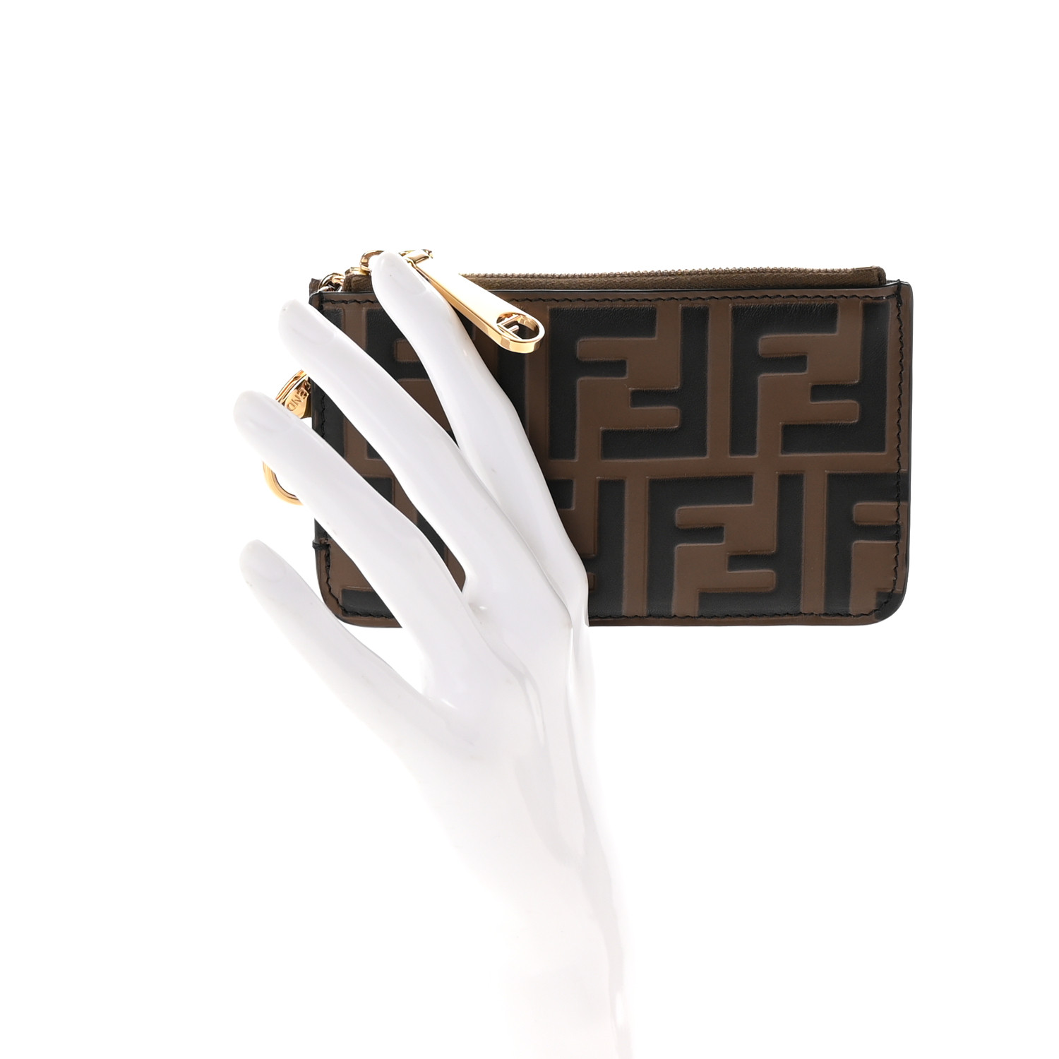 tomoe8686❣️ FENDI Vitello Soft F is Fendi Bi-Color FF 1974 Embossed Key