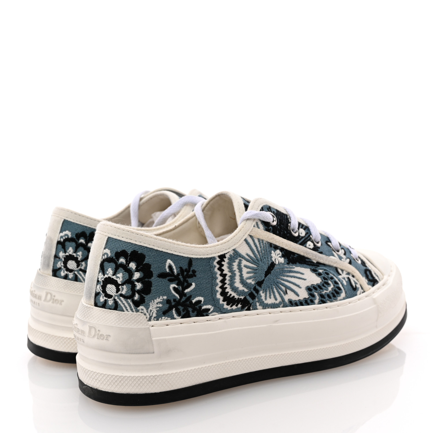 ディオール エルフィン CHRISTIAN DIOR Cotton Butterfly Bandana Embroidered Walk'N