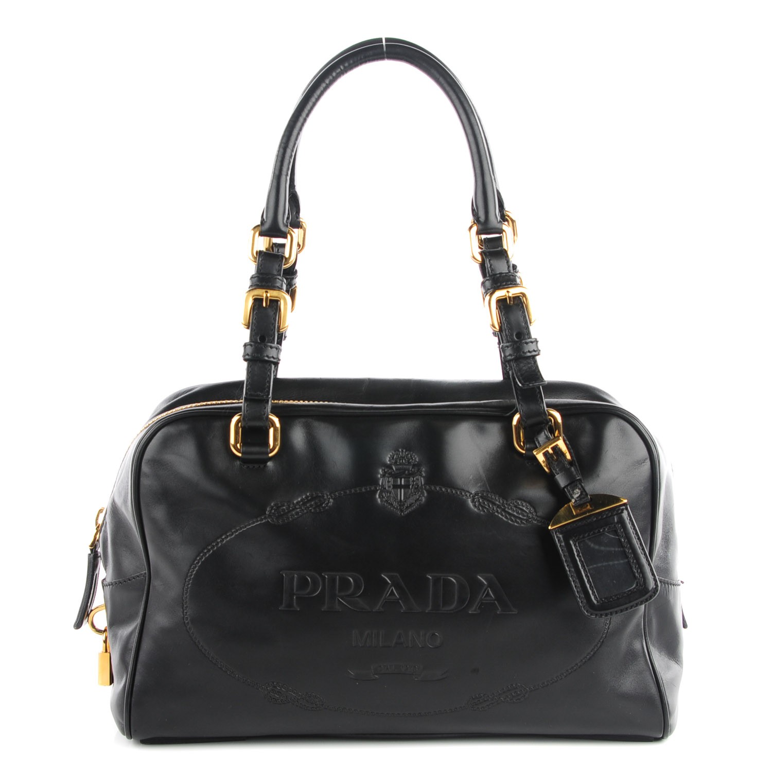 PRADA ブラック ベルト 28 1932 小物
