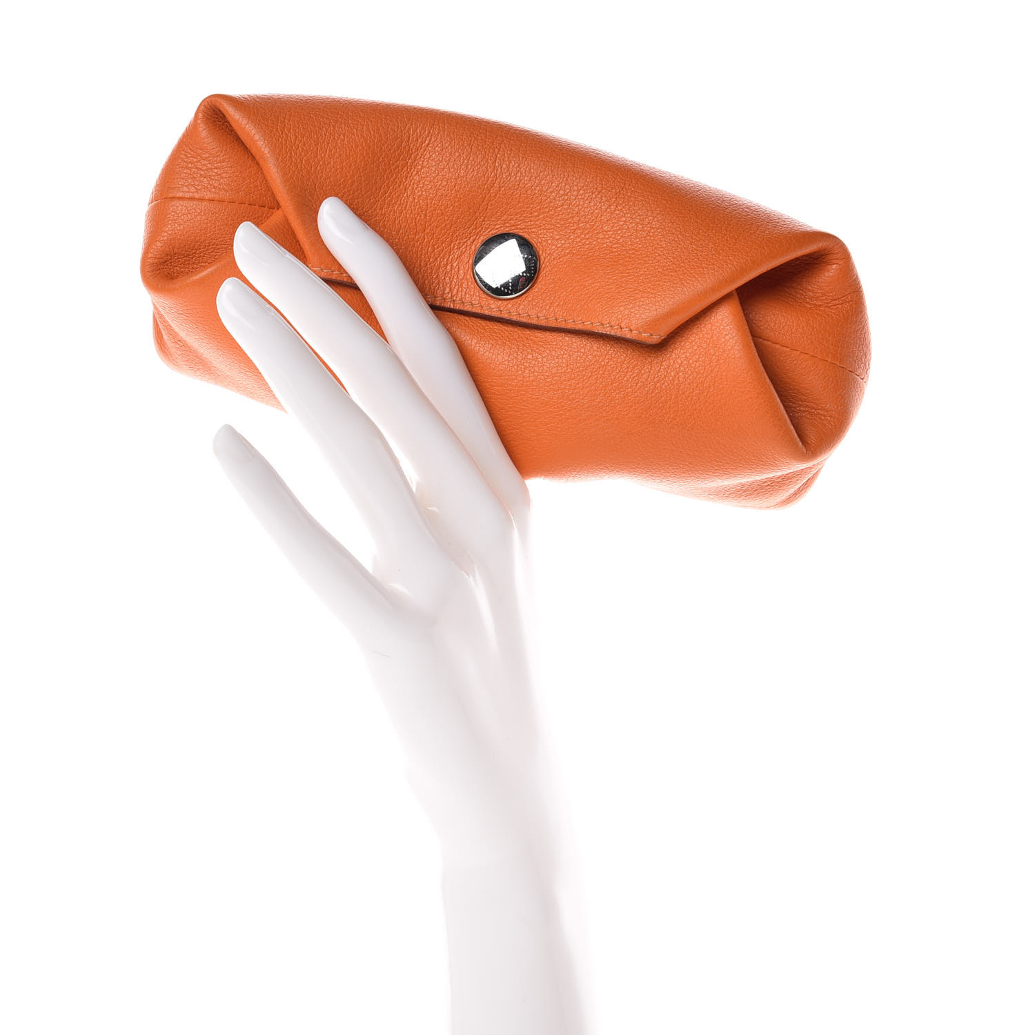 HERMES Swift Be-Bop PM Pouch Orange 369055 | FASHIONPHILE