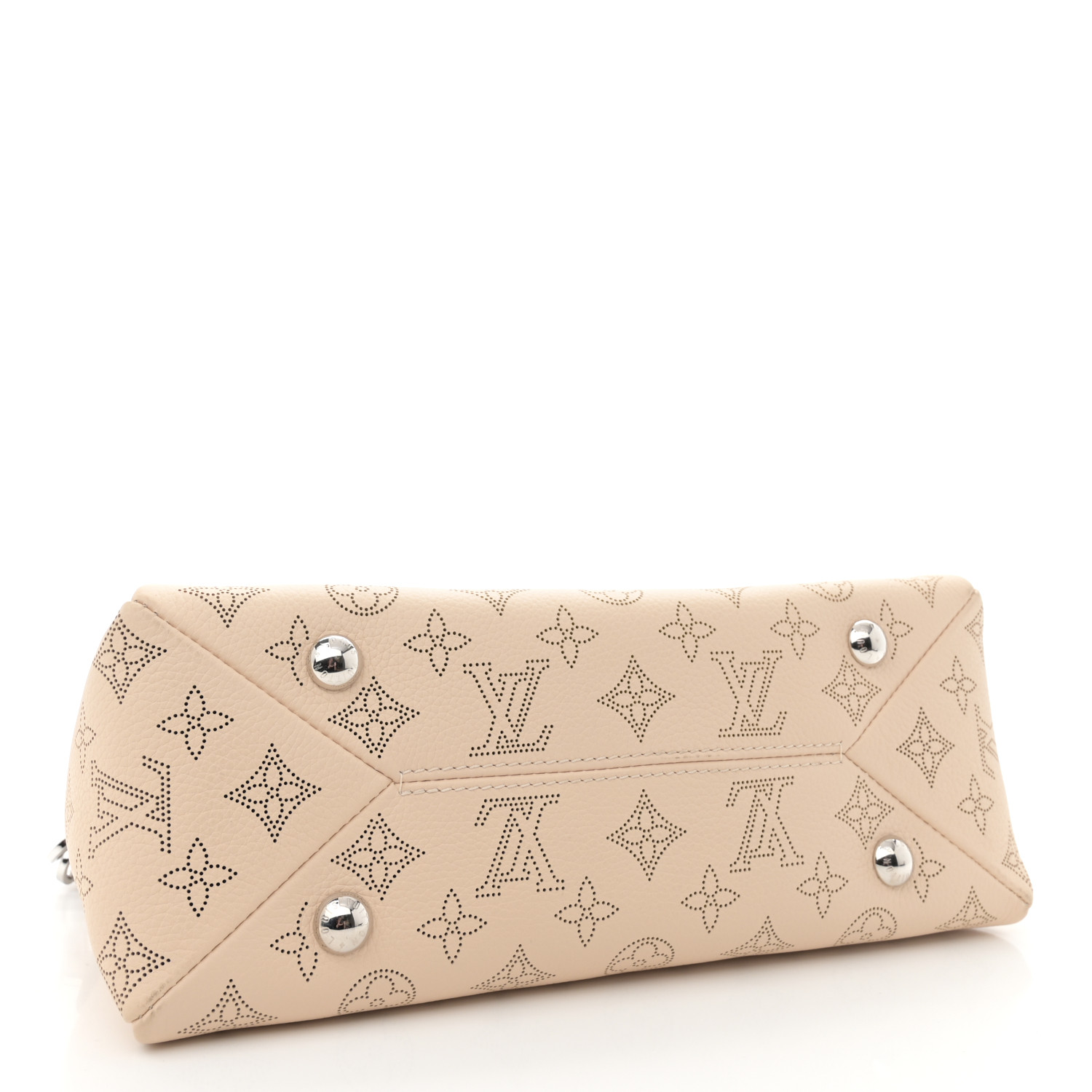 LOUIS VUITTON Mahina Braided Hand It All PM Creme 1567178