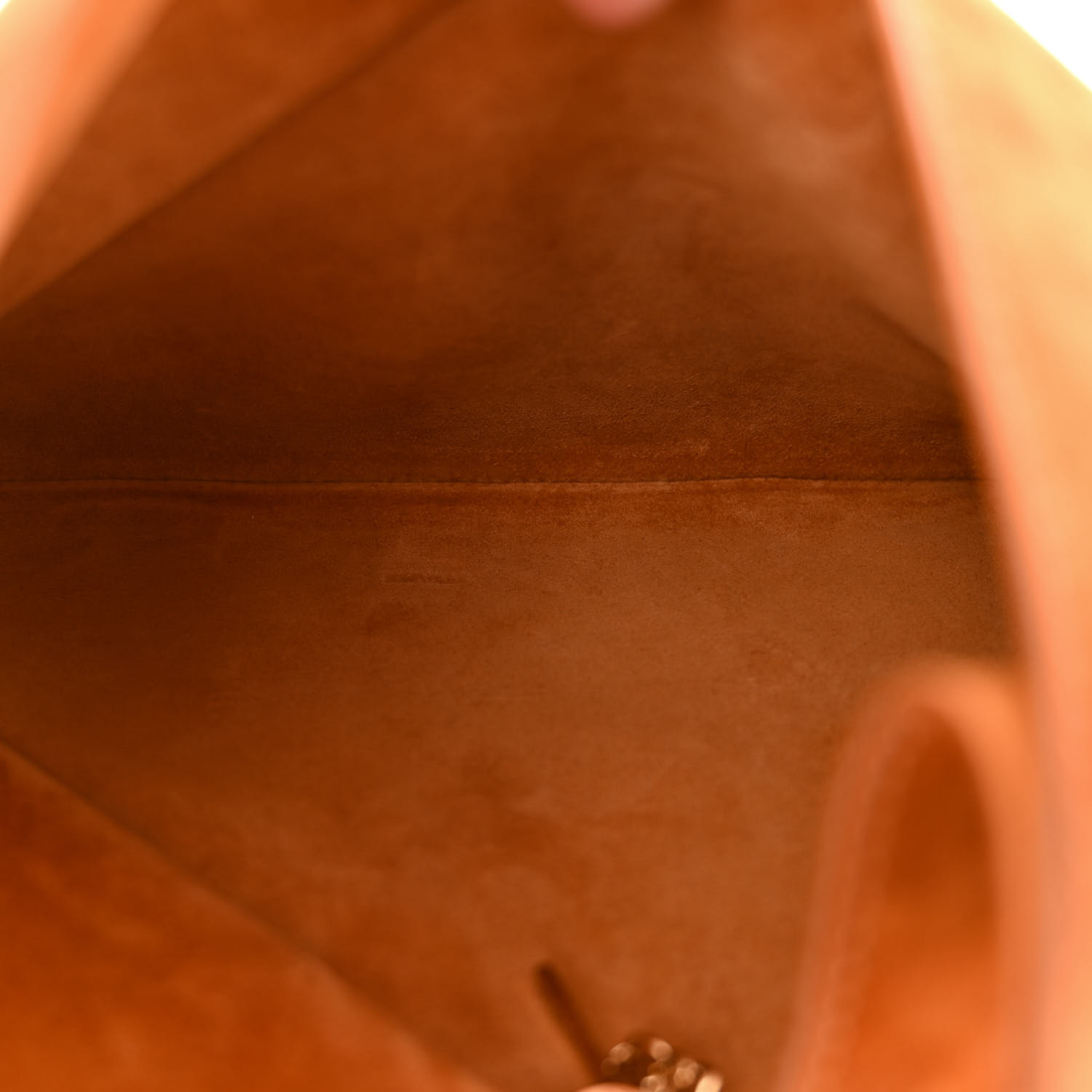 KHAITE Suede Calfskin Small Sara Tote Caramel 1564944