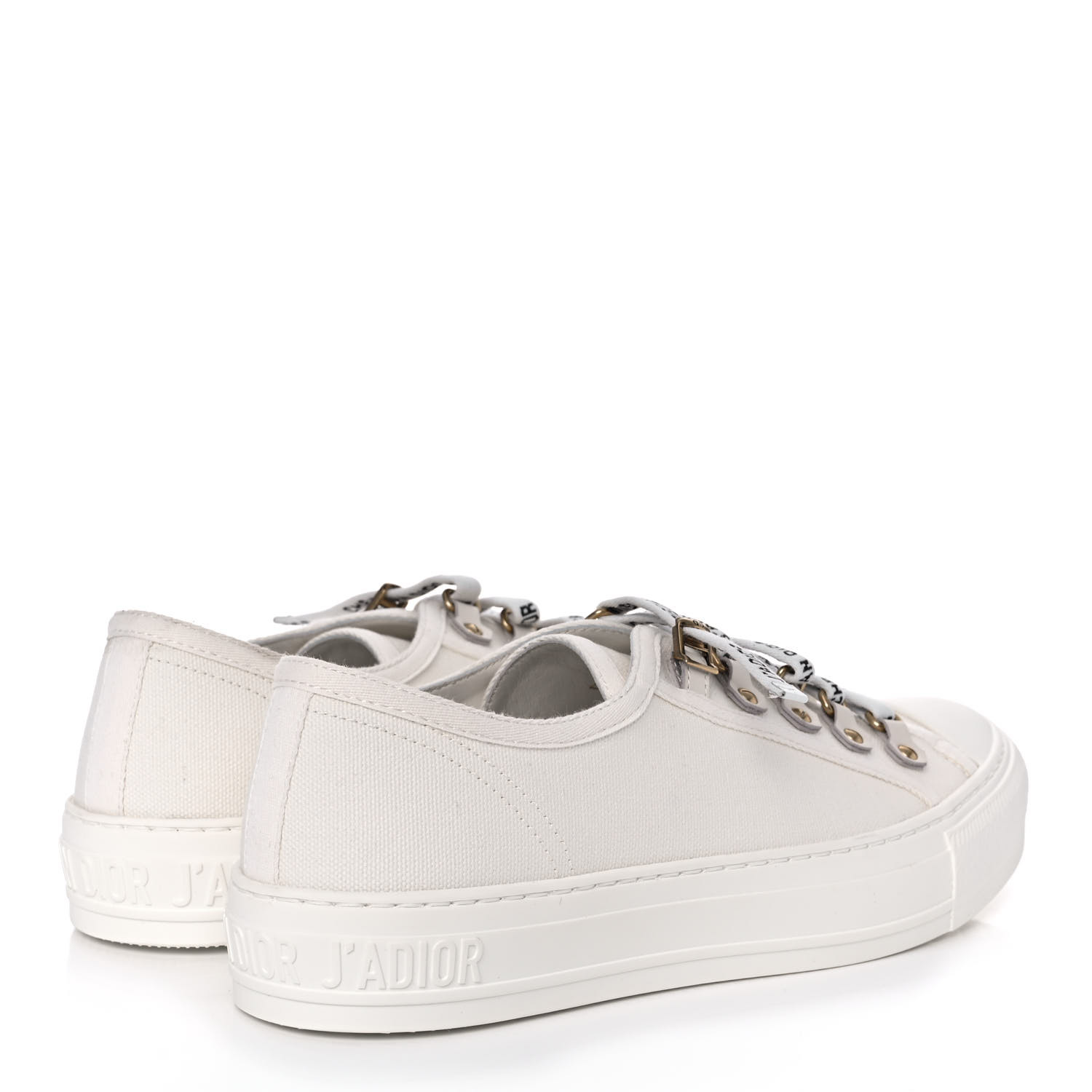 クリスチャンディオール　サイズ6.5 CHRISTIAN DIOR Canvas Oblique Walk'N'Dior Low Top Sneakers