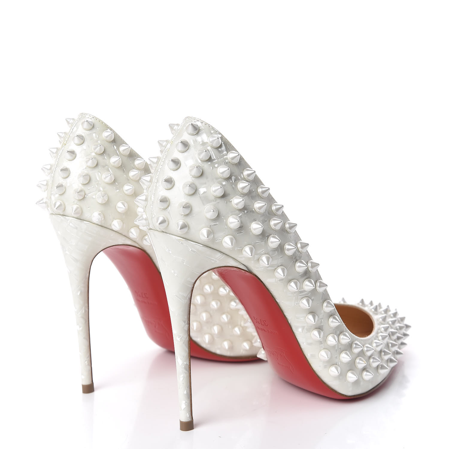 ルブタン　FOLLIES SPIKES 100 PATENT CHRISTIAN LOUBOUTIN Patent Follies Spikes 100 Pumps 35.5