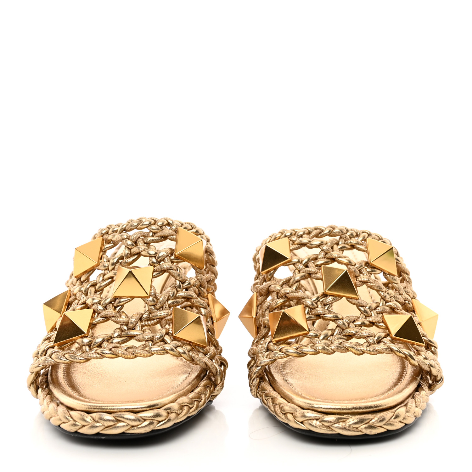 VALENTINO の靴♪ ★ ROMAN STUD MULE ★ 65ｍｍ Valentino Garavani Roman Stud Mule 65 Rosa Pink Leather
