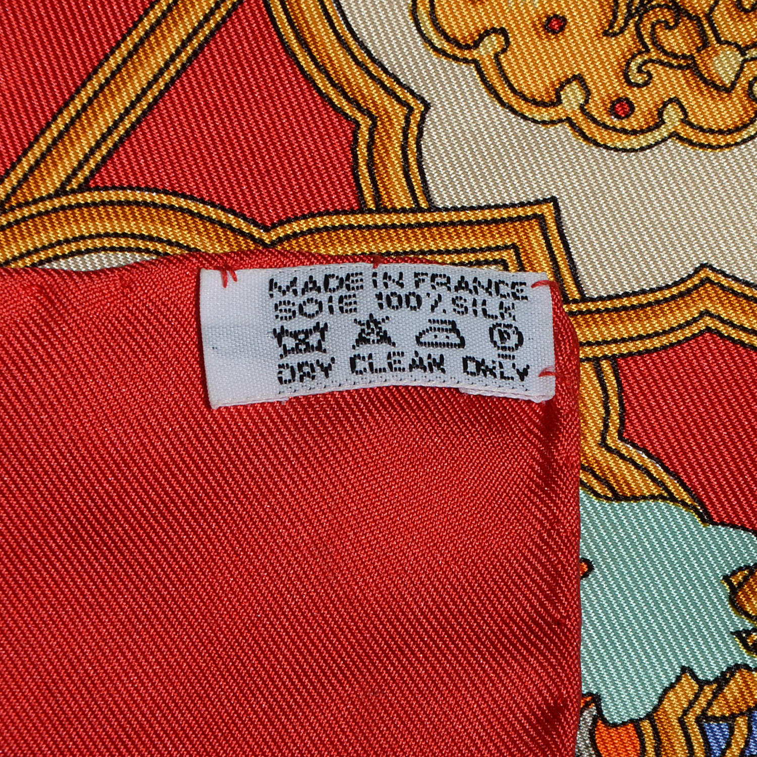 HERMES Silk Splendeur Des Maharajas Scarf 90 73711