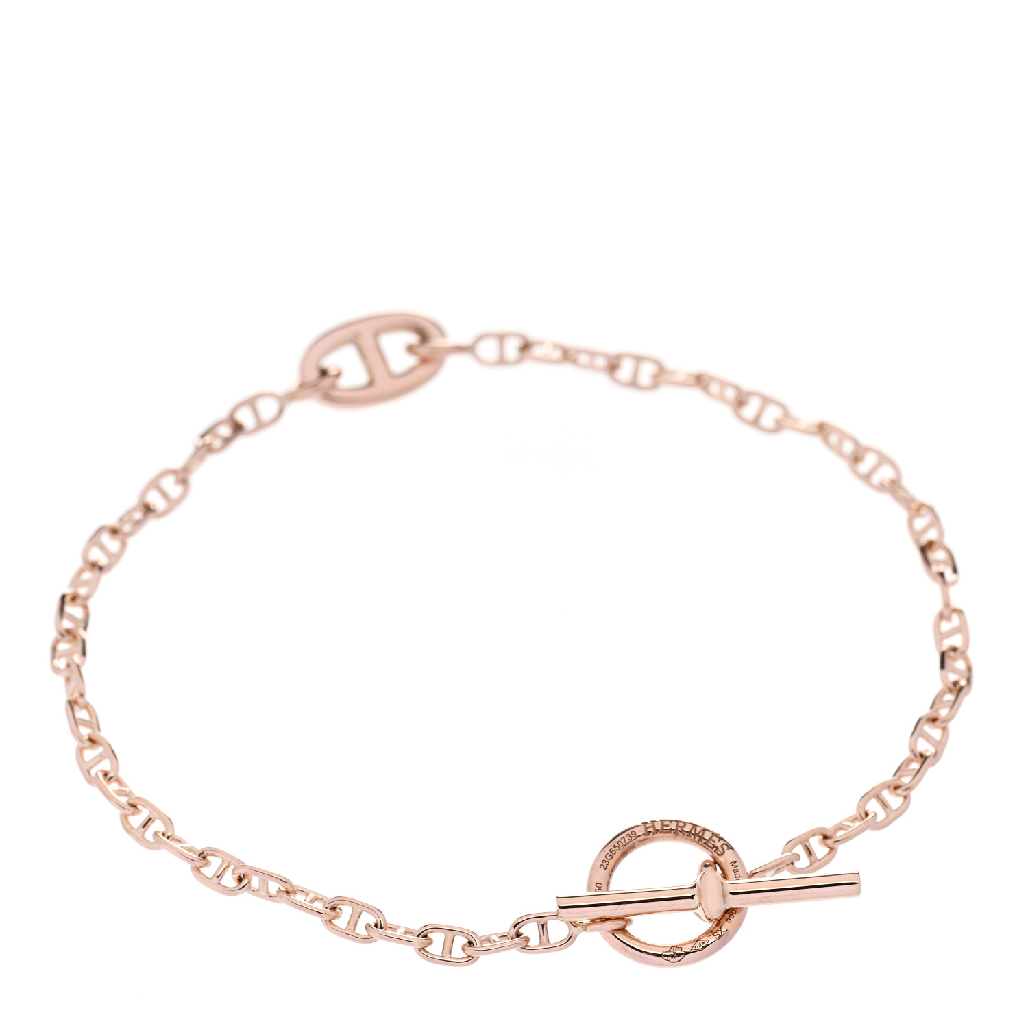 （HERMES）Farandole bracelet TPM HERMES 18K Rose Gold TPM Farandole Bracelet ST 1590029