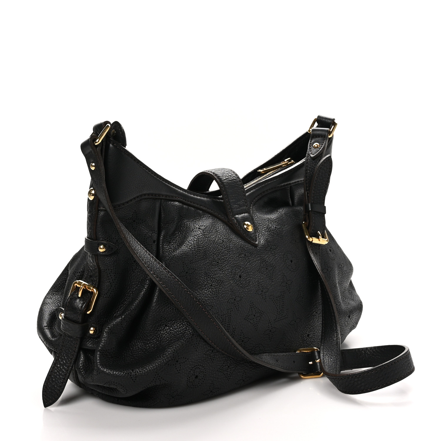 LOUIS VUITTON★ 美品★ショルダーバッグ/マヒナ/XS/コニャック LOUIS VUITTON 送料無料 ルイヴィトン マヒナ XS ショルダー