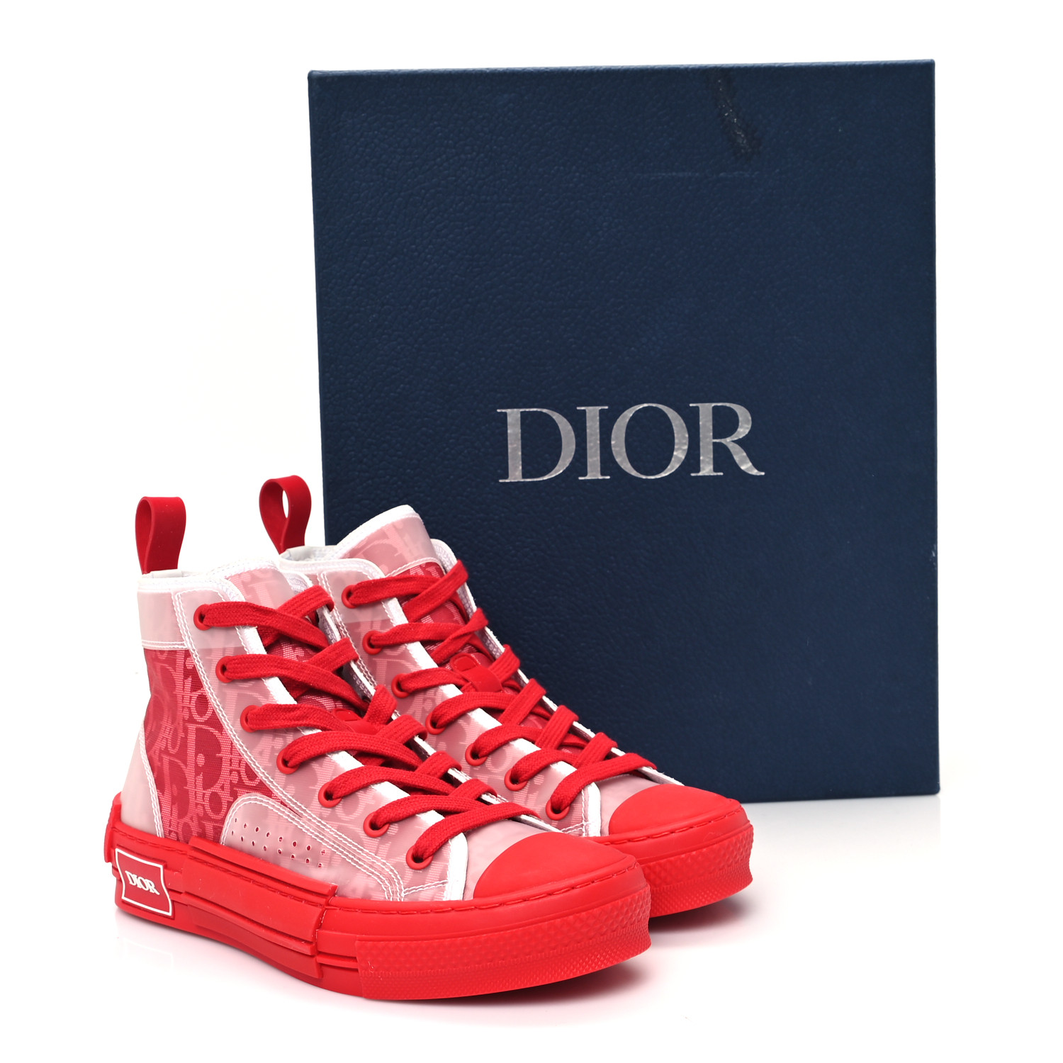 DIOR | B23 OBLIQUE TRANSPARENT HIGH SNEAKERS スニーカー CHRISTIAN DIOR Transparent Oblique B23 High Top Sneakers 36