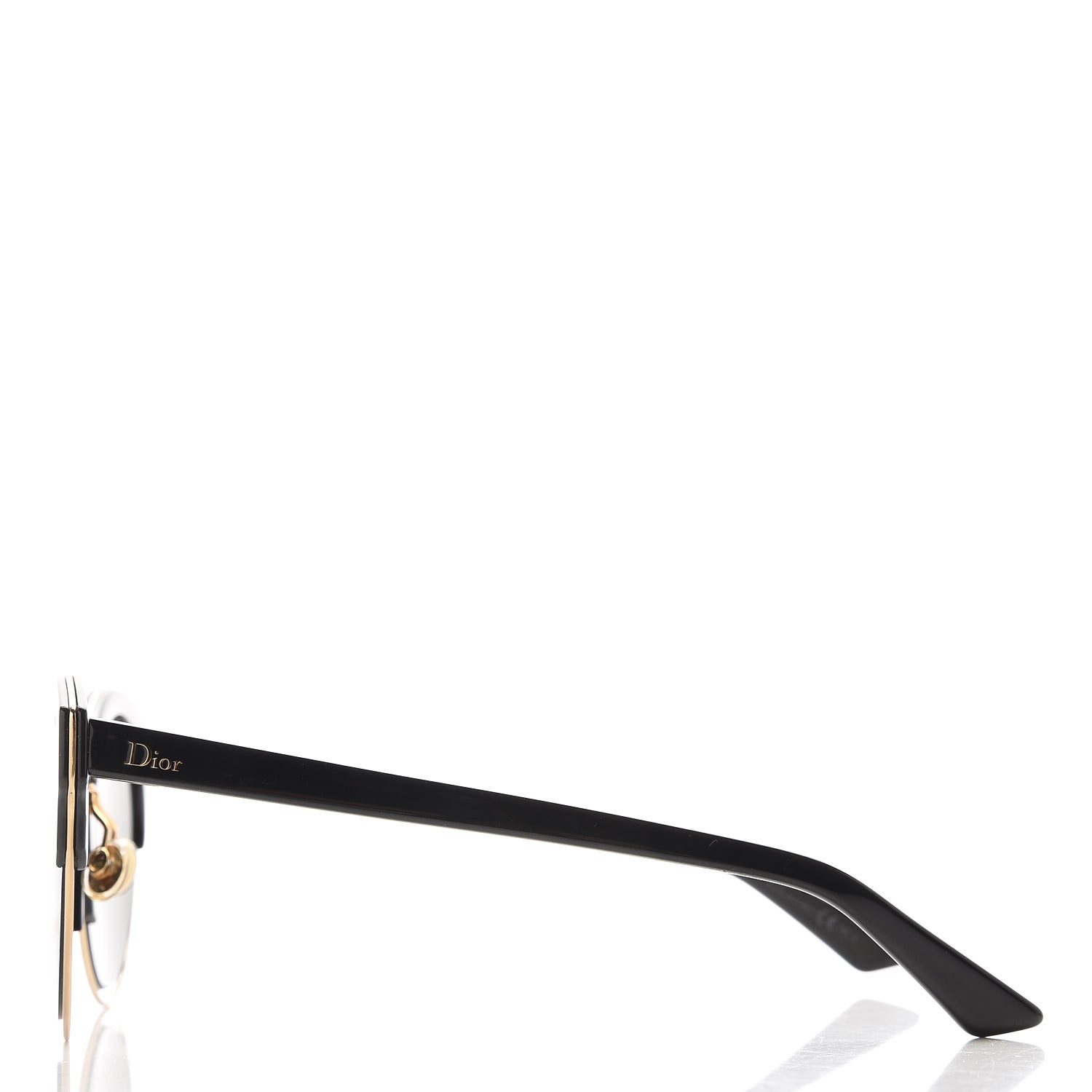 CHRISTIAN DIOR Sideral 1 Sunglasses Black Gold 262467