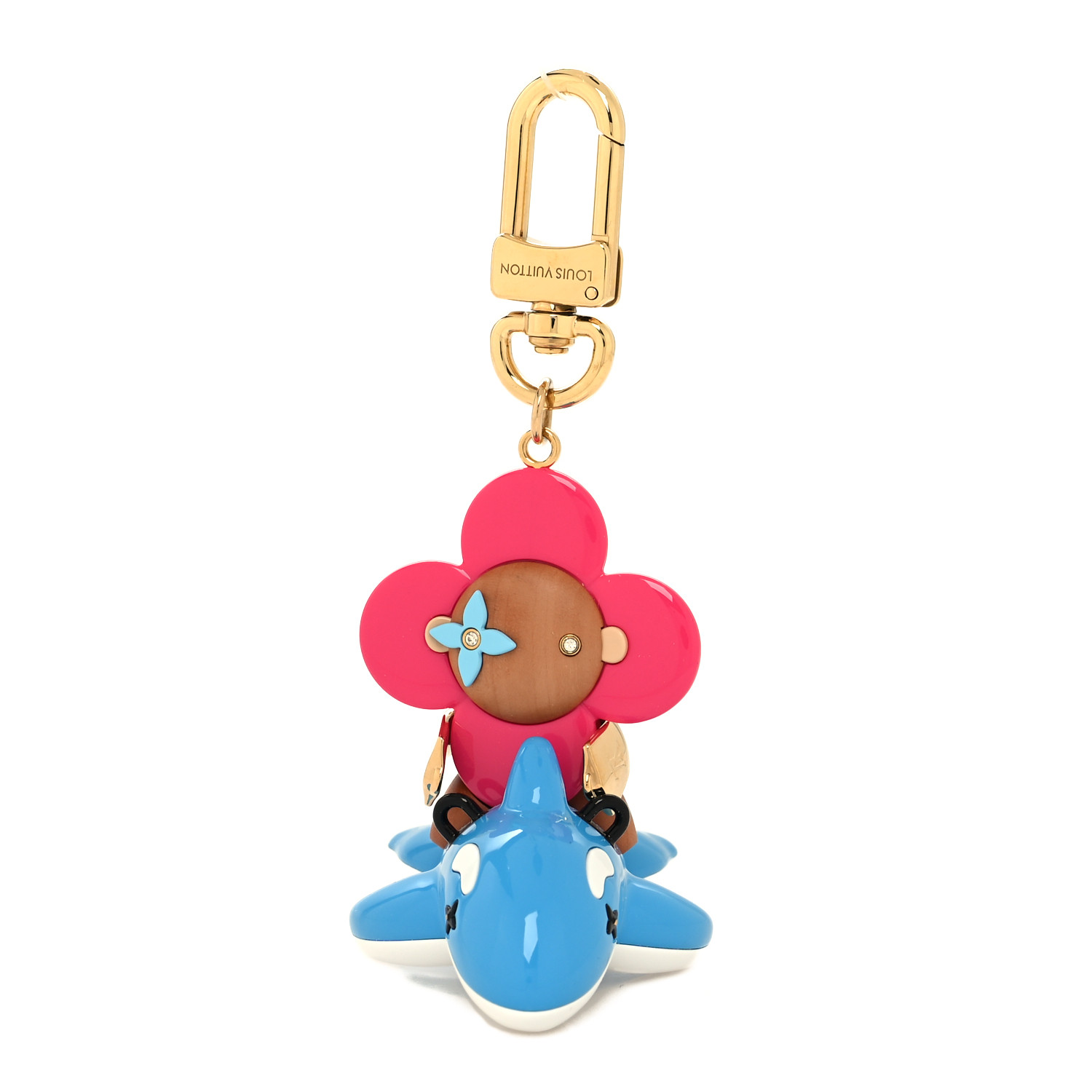 限定品【LOUIS VUITTON】バッグチャーム Vivienne Searider LOUIS VUITTON Wood Resin Vivienne Sea Rider Bag Charm Key