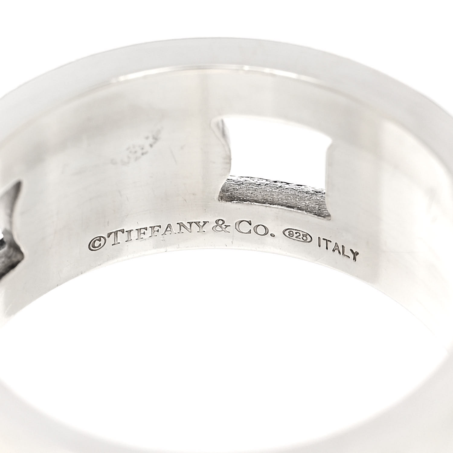 Tiffany & Co. 1837 Sterling Silver Element Classic Wide Band