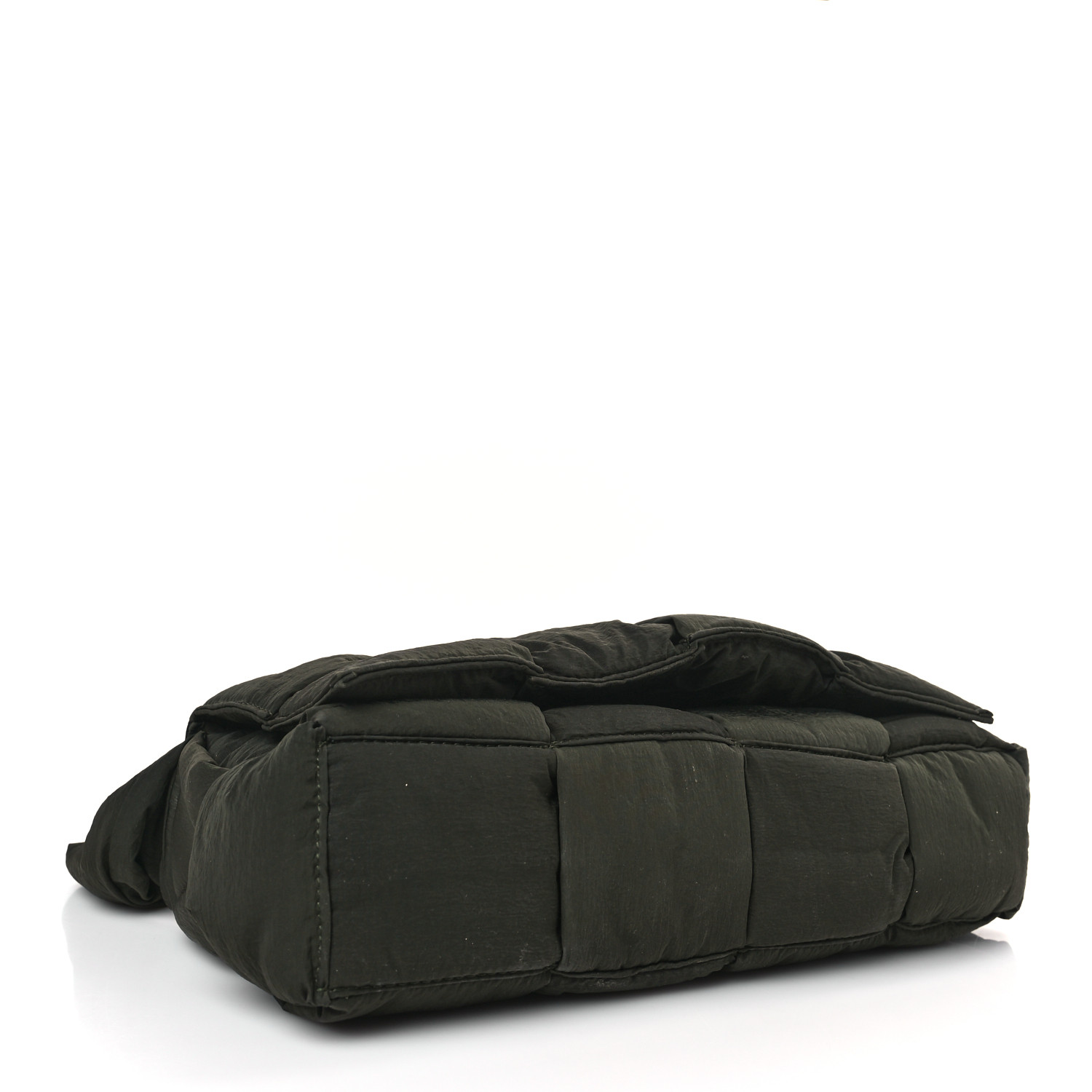 BOTTEGA VENETA Nylon Intrecciato Padded Tech Cassette Bag