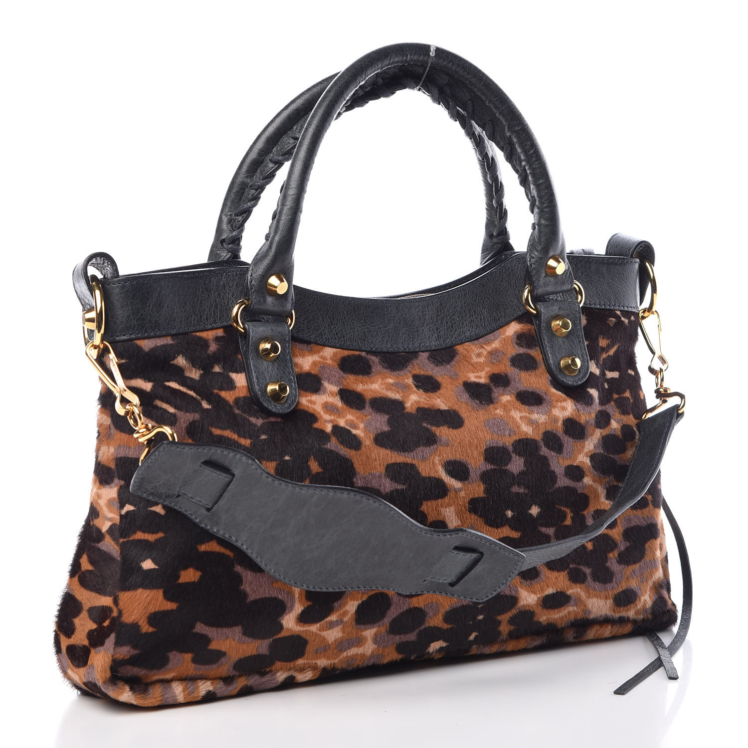 BALENCIAGA Pony Hair Calfskin Classic Hardware First