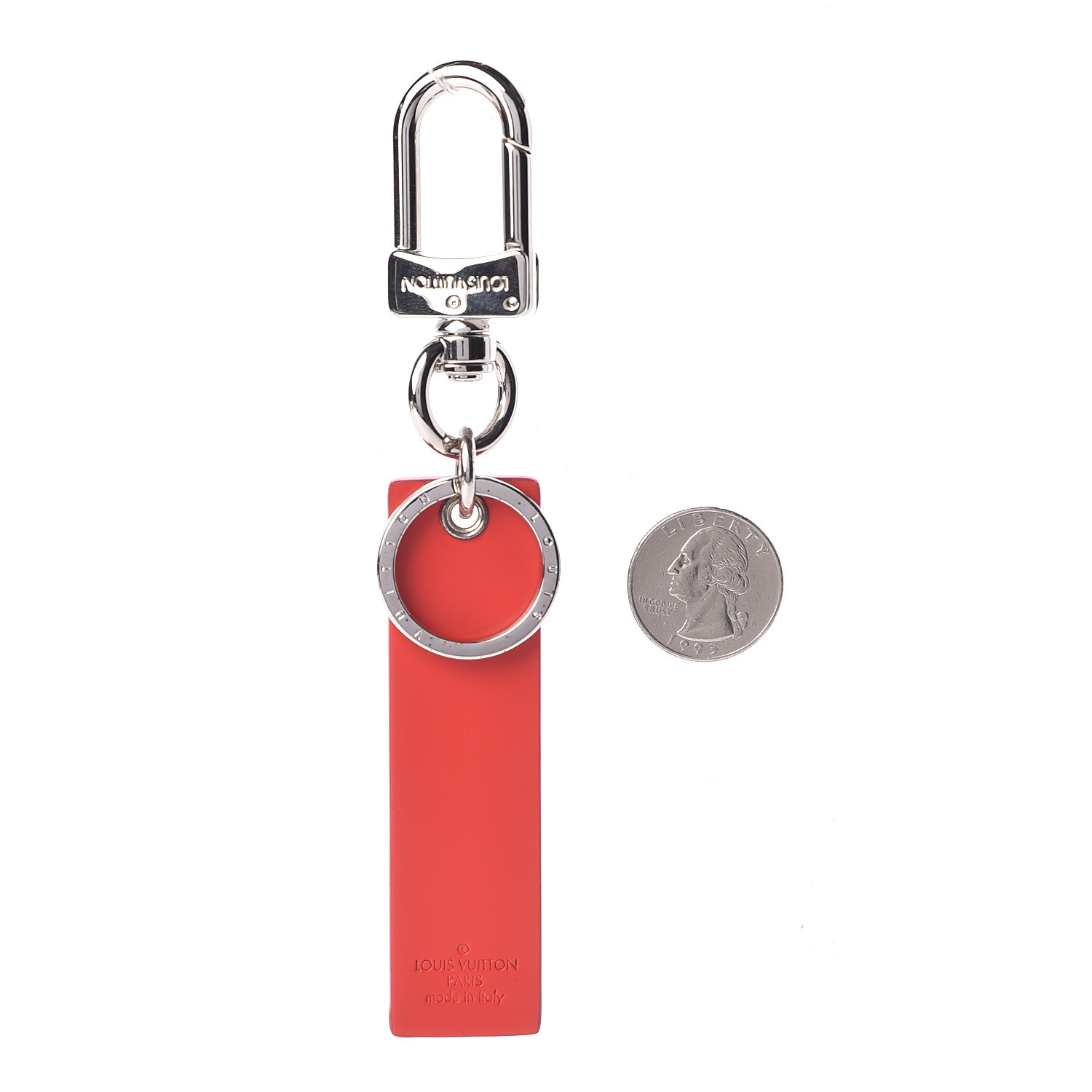 LOUIS VUITTON X SUPREME Epi Key Chain Bag Charm Red 481907