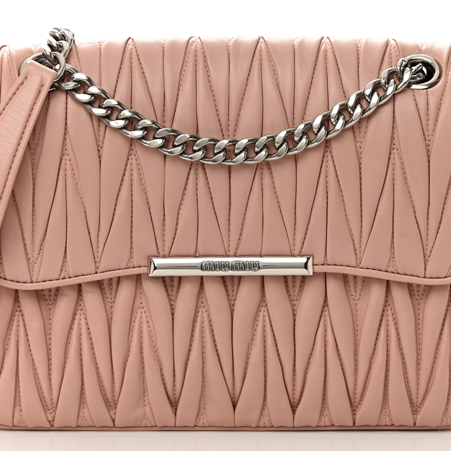 バッグ miu miu Matelasse Orchidea TU MIU MIU Nappa Matelasse Mini Backpack Orchidea 406359