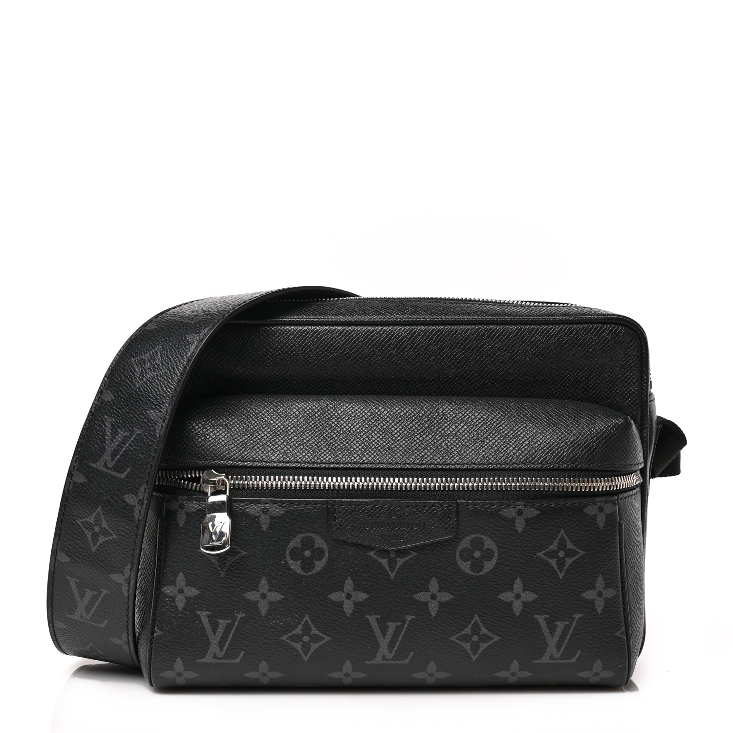 Louis Vuitton Outdoor Messenger Monogram Eclipse Taiga Black