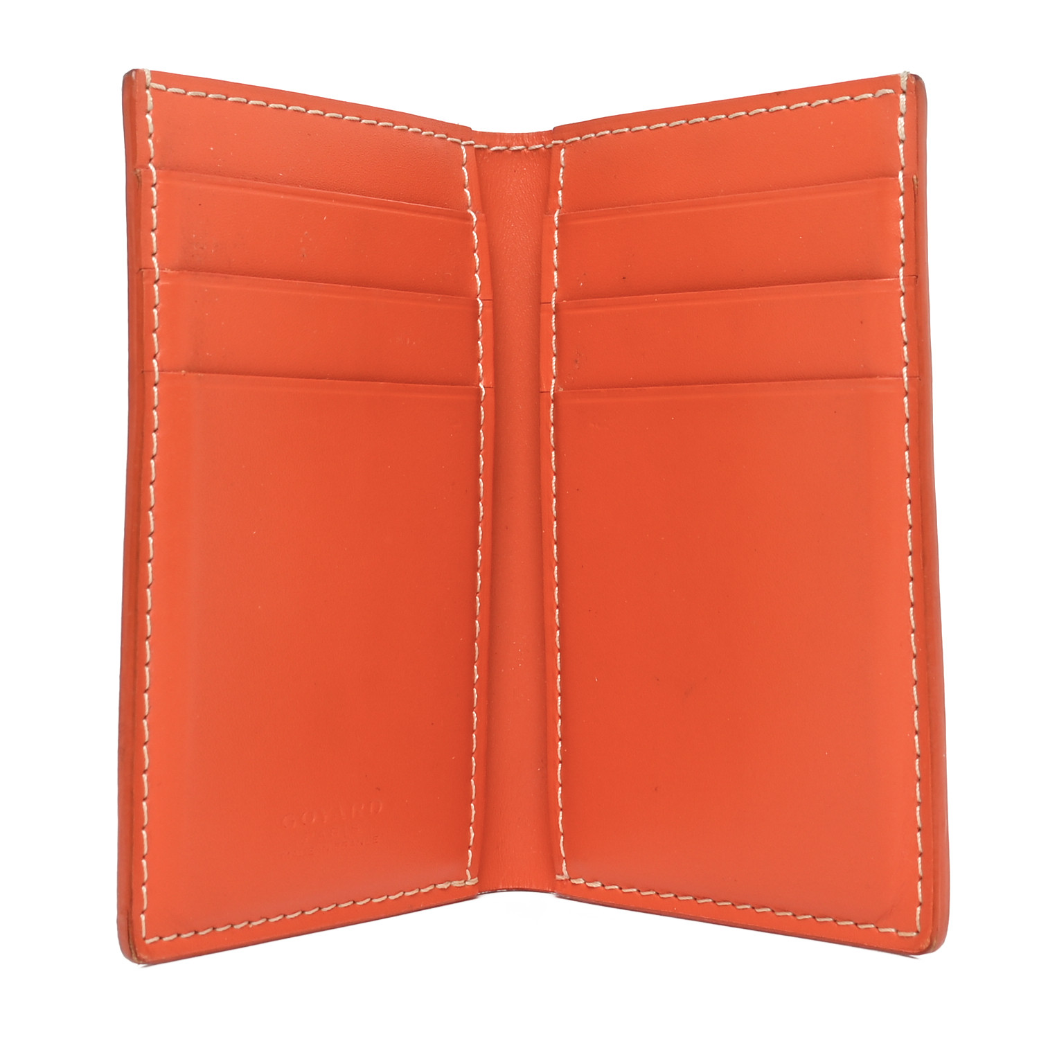 【GOYARD】ST PIERRE 2 カードホルダー GOYARD Goyardine Saint Pierre Card Holder Orange 1684186