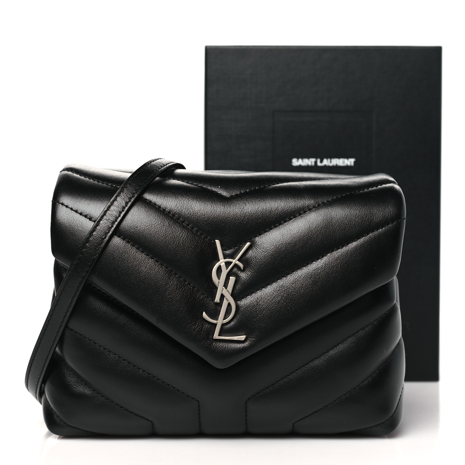 ショルダーバッグ・ポシェット SAINT LAURENT BLACK LEATHER CROSSBODY BAG $_12.JPG?set_id=880000500F