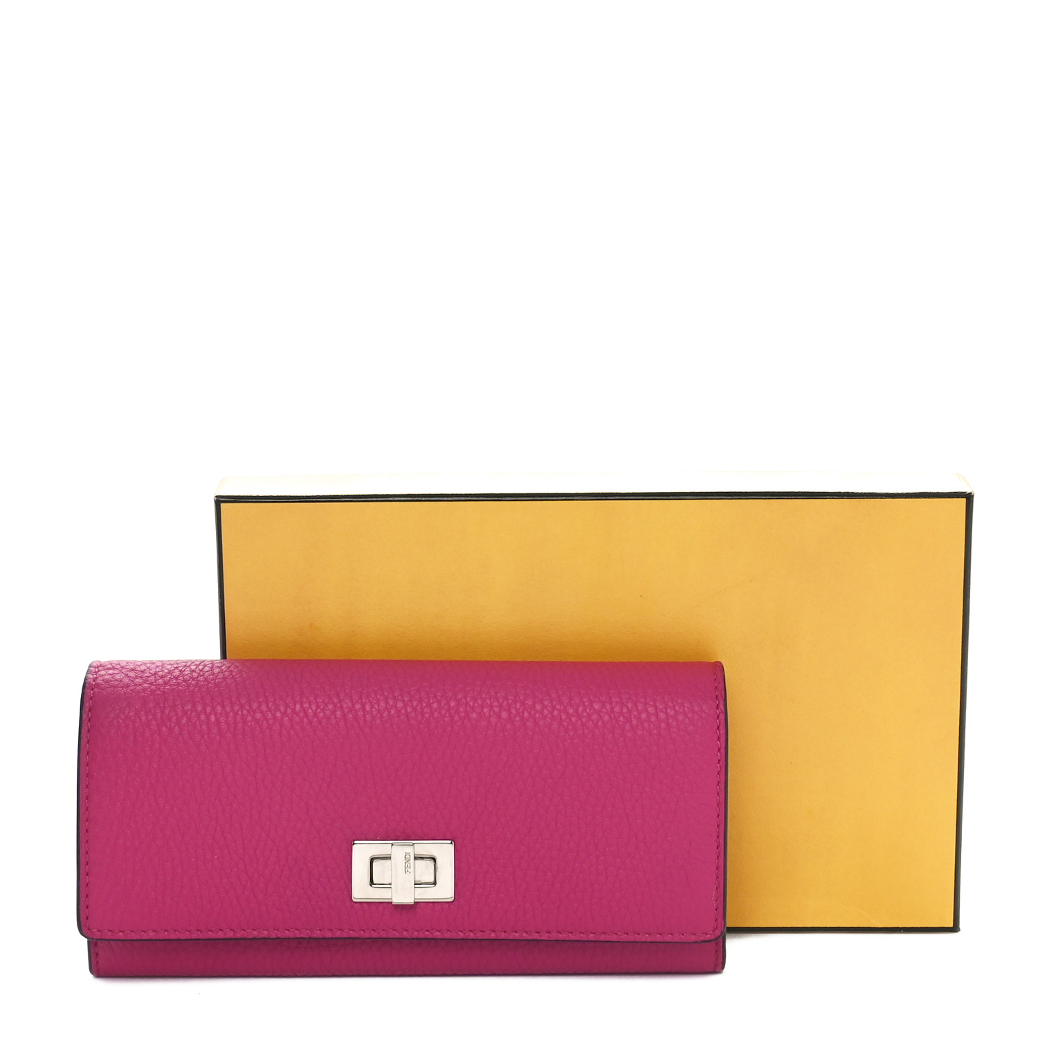 【FENDI】PEEKABOO WALLET FENDI Cuoio Romano Vitello Grace Selleria Peekaboo
