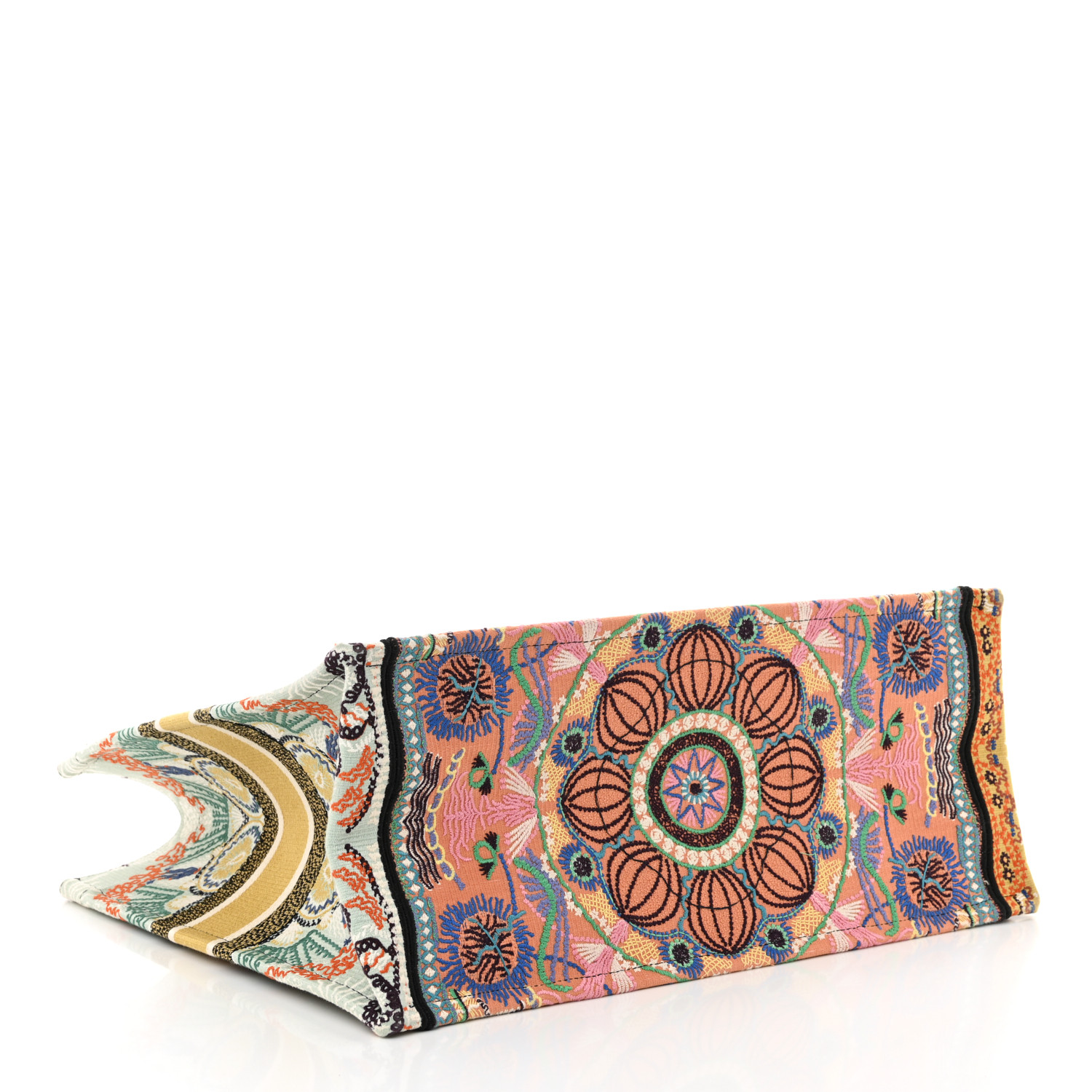 Christian Dior ミッツア Dior Star Mitzah Scarf White and Fuchsia Multicolor Silk