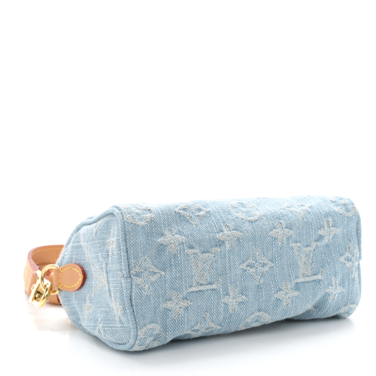 LOUIS VUITTON Monogram Denim Nano Speedy Sky Blue 1527333
