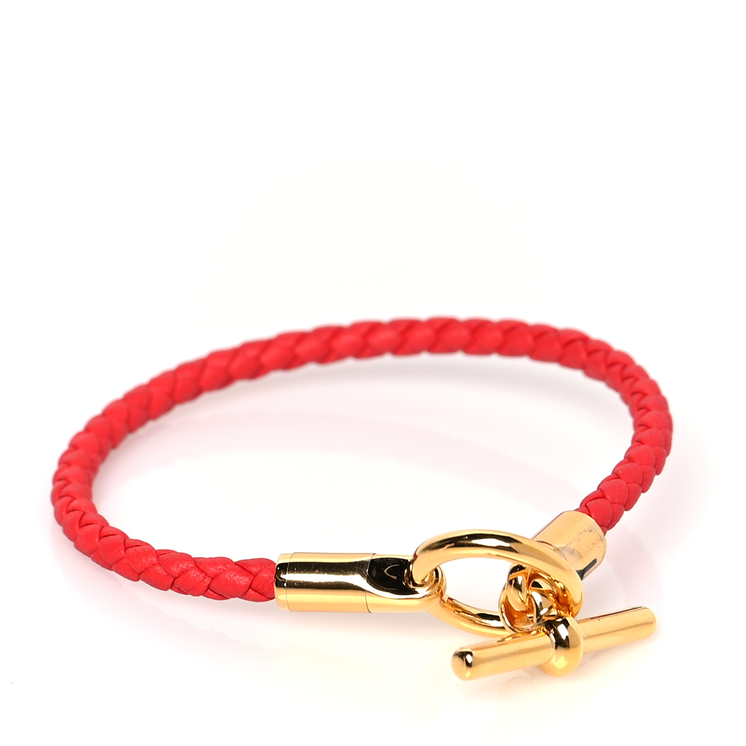 HERMES Swift Glenan Single Tour Bracelet T1 Rouge De Coeur