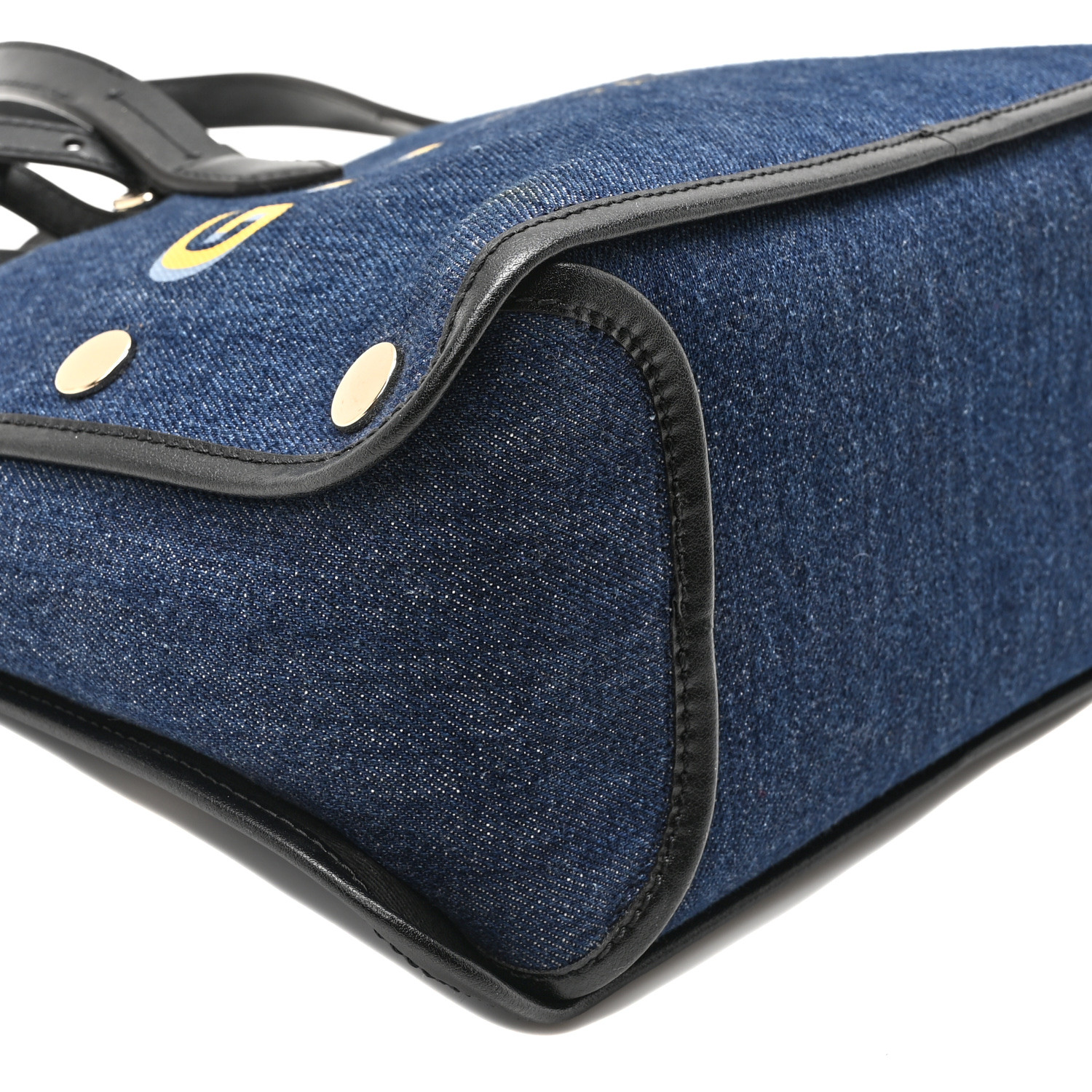 GIVENCHY Denim Mini Logo Bond Shopper Tote Blue 1635931