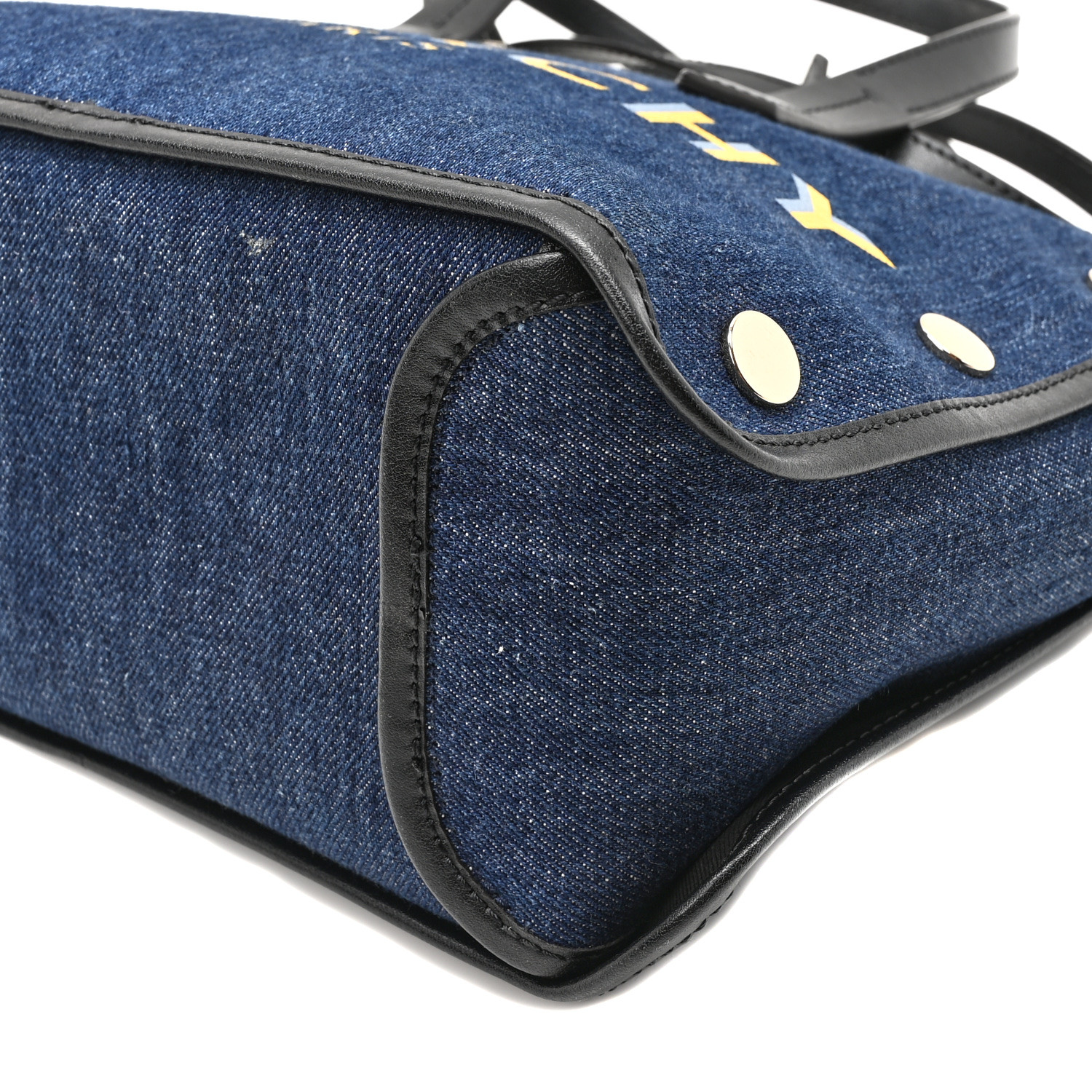 GIVENCHY Denim Mini Logo Bond Shopper Tote Blue 1635931