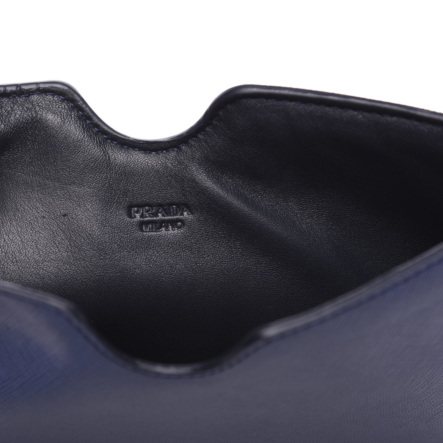 PRADA Saffiano iPad Sleeve Case Cobalto 582166 | FASHIONPHILE