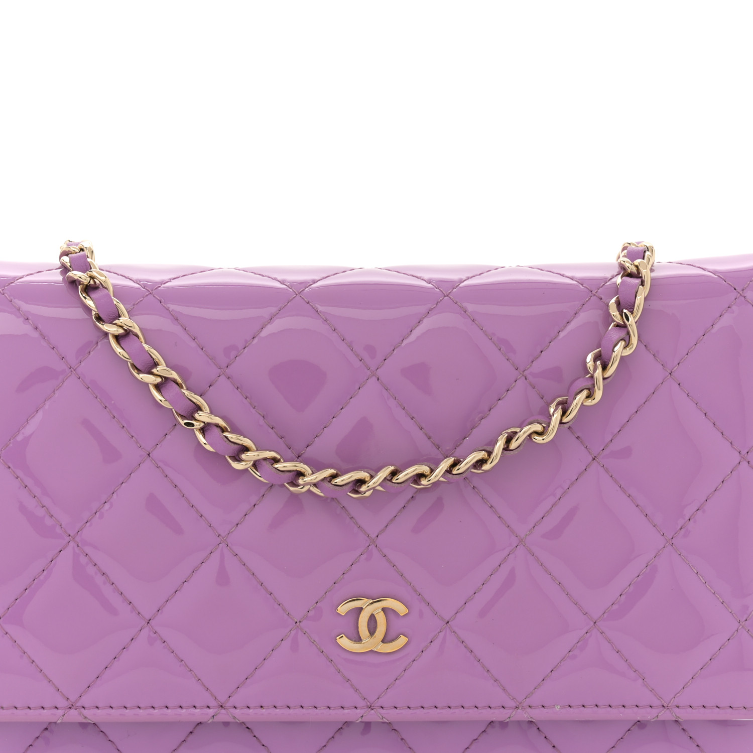 【ヴィンテージ】Rank:S☆Chanel Purple Half Moon チェーン財布 楽天市場】CHANEL/シャネル 新型 マトラッセ チェーンウォレット