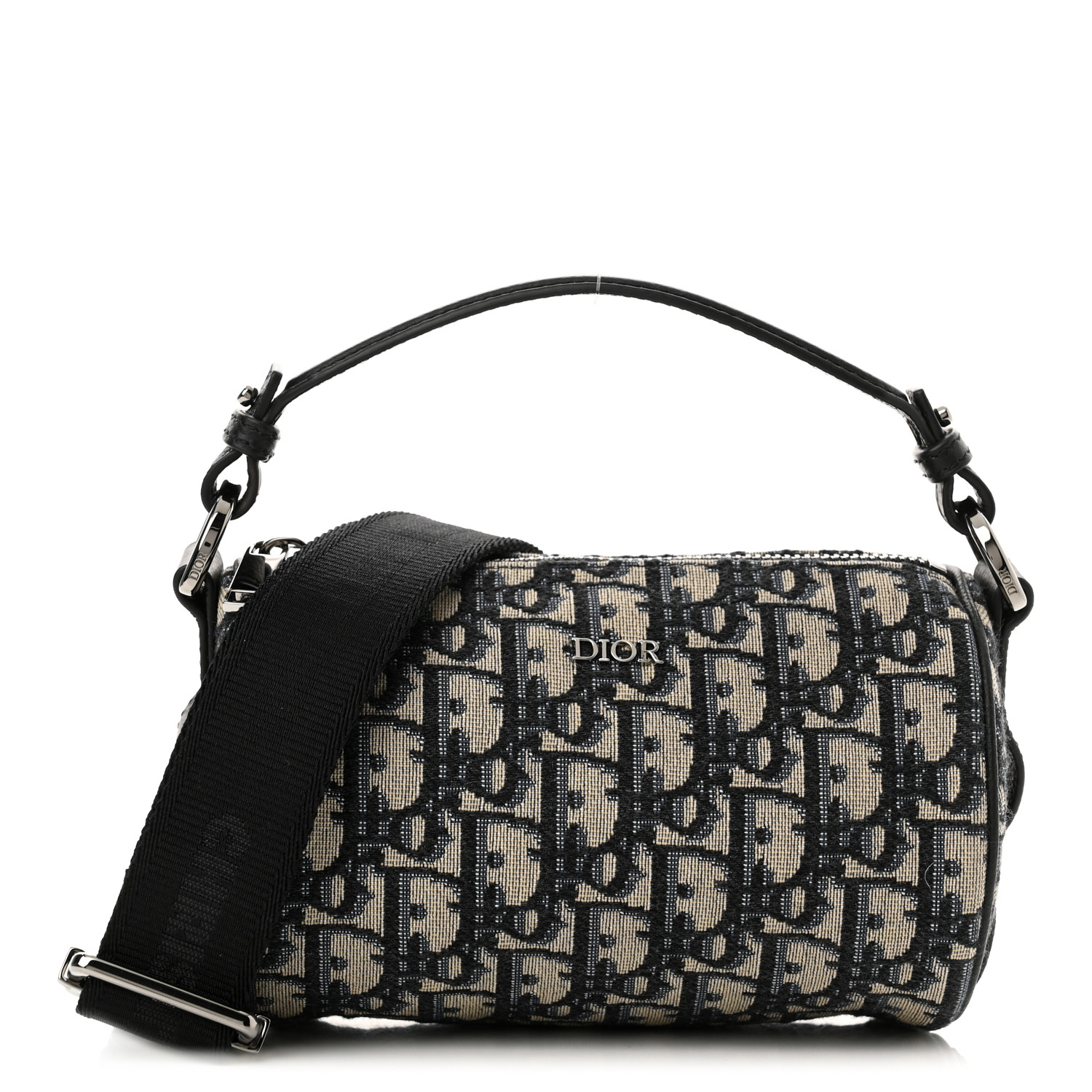 【機能性バツグン♪】DIOR★DIOR OBLIQUE ROLLER ミニバッグ CHRISTIAN DIOR Oblique Mini Roller Messenger Bag Blue