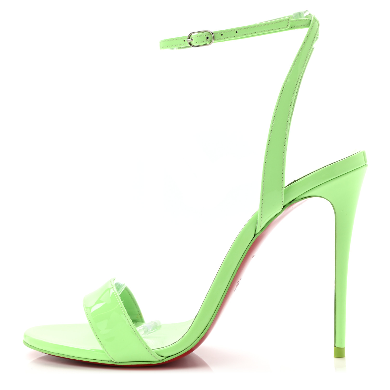 Christian Louboutin パンプス 緑 2118425E0025 Christian Louboutin Metallic Green Fifi 100 Shoes Heels