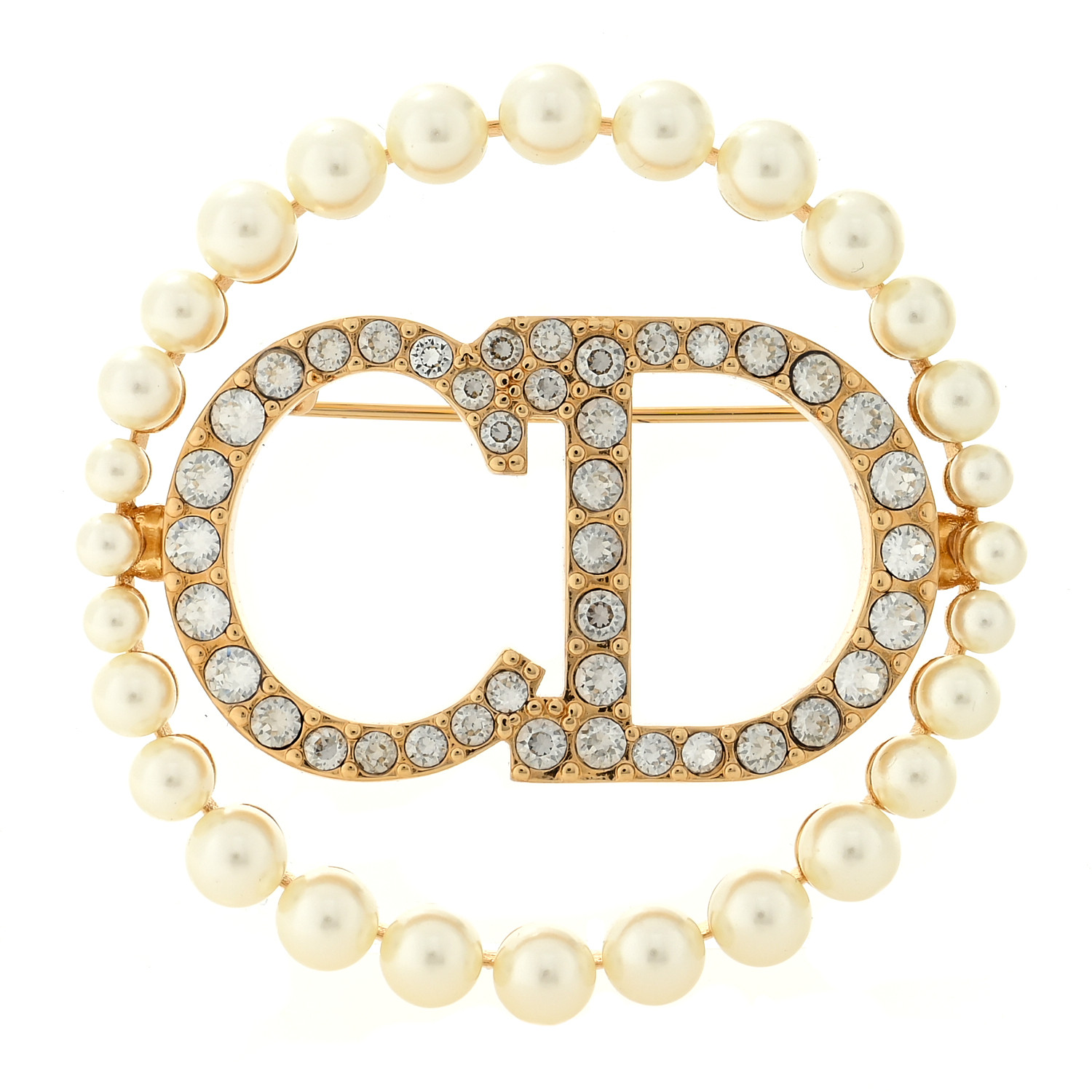 Christian Dior　ディオール　Dキャット　ターコイズ　ブローチ Christian Dior ディオール キャット ブローチ 猫 ゴールド
