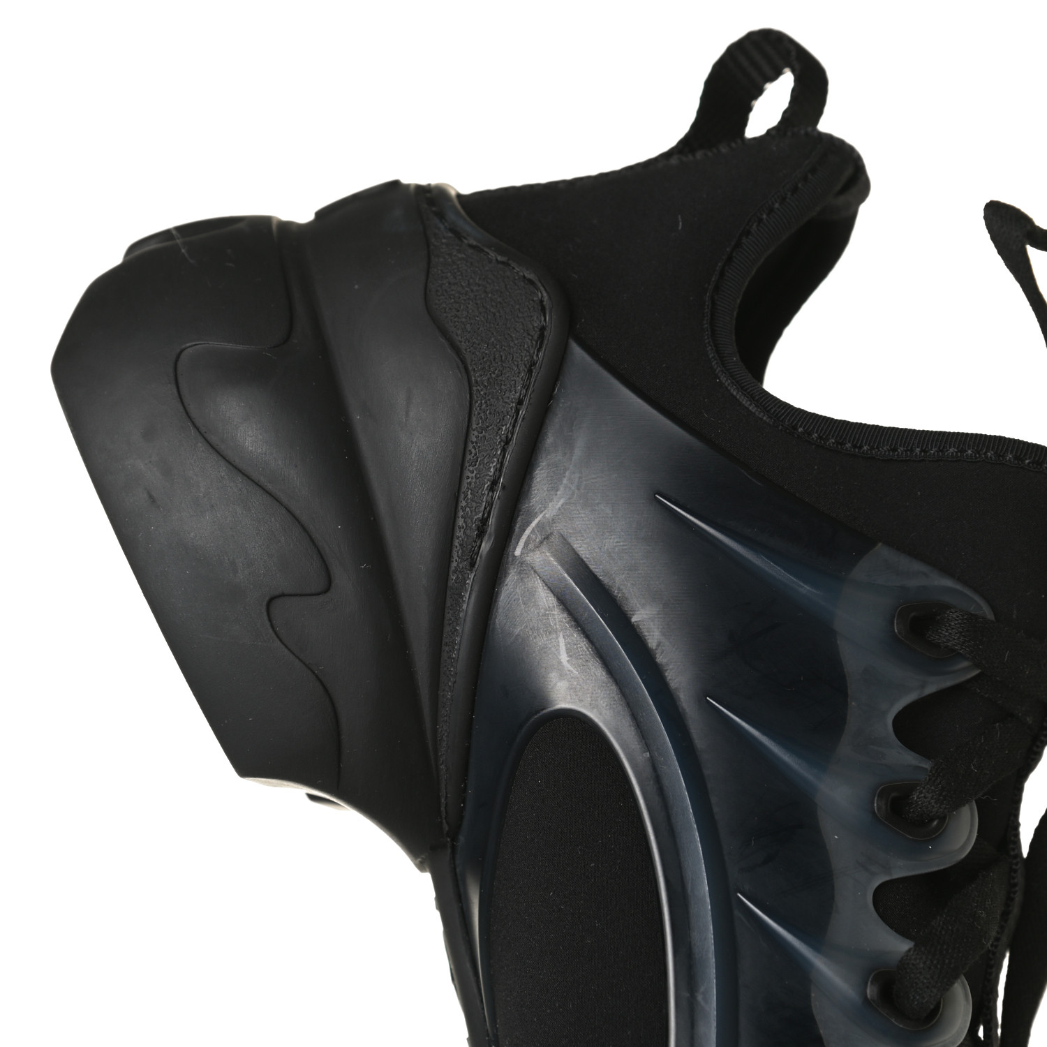 CHRISTIAN DIOR Neoprene Rubber Womens D-Connect Sneakers