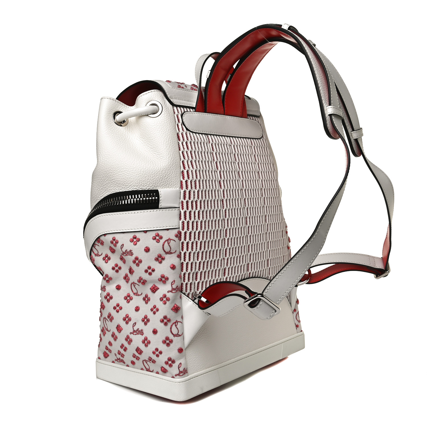 CHRISTIAN LOUBOUTIN Calfskin Embroidered Explorafunk