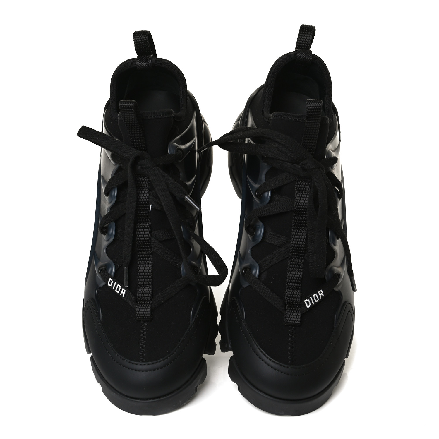CHRISTIAN DIOR Neoprene Rubber Womens D-Connect Sneakers