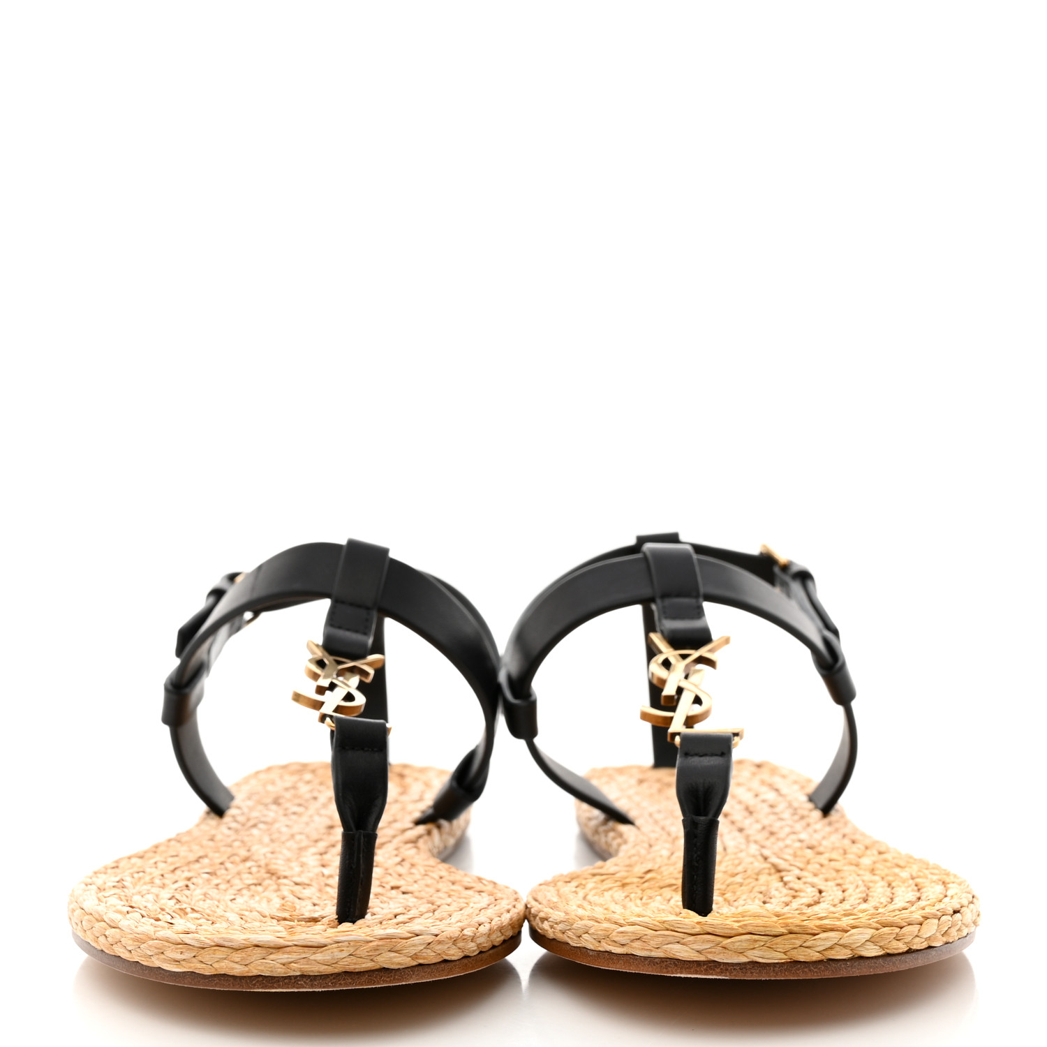 【Saint Laurent】NEW CASSANDRA FL MAINE/GO OF◆777348BDATT Yves Saint Laurent NEW CASSANDRA FL MAINE/GO OF - Sandals