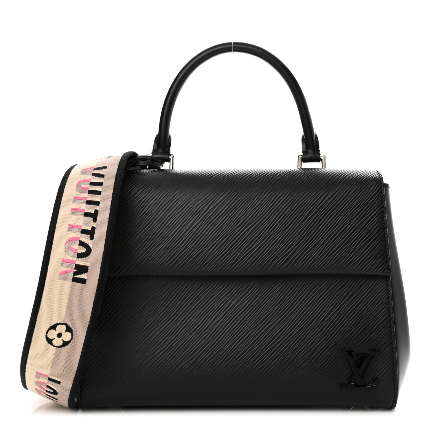 LOUIS VUITTON Epi Cluny BB Black 1541296 | FASHIONPHILE