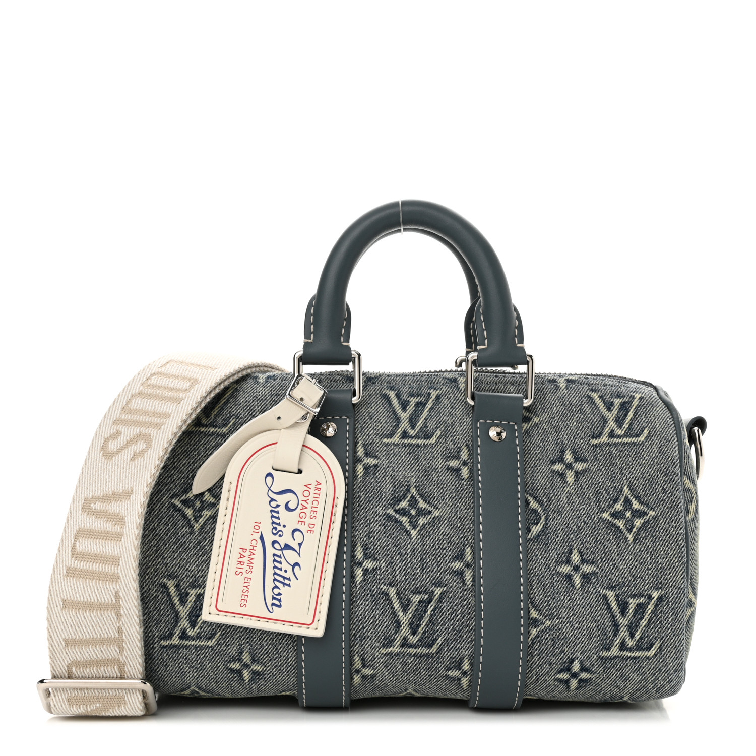 バッグ louis vuitton saumur denim Louis Vuitton Denim Saumur Crossbody Bag Brown Cloth ref