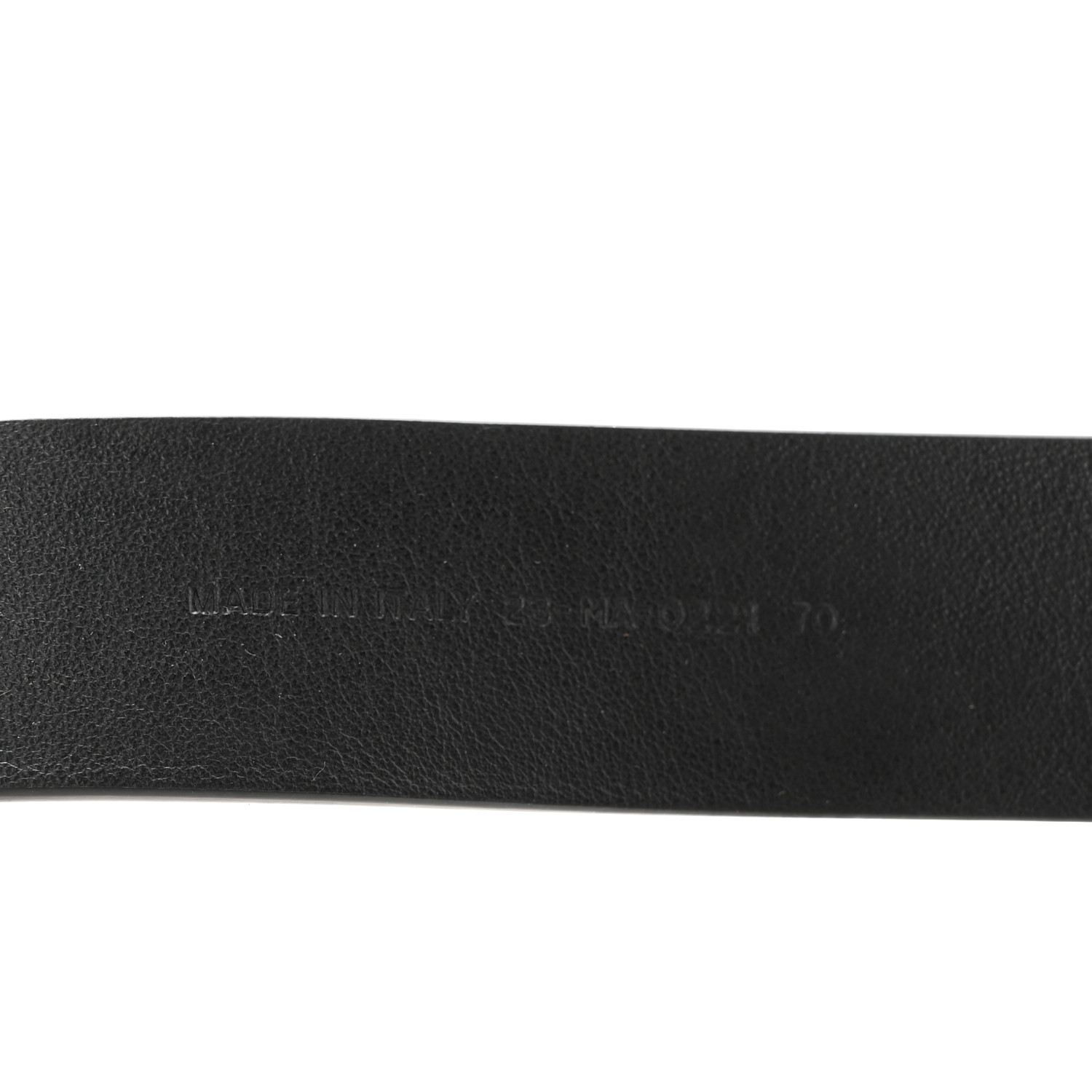 Christian Dior ブラックベルト 70 CHRISTIAN DIOR Calfskin CD Belt 70 28 Black 1698510