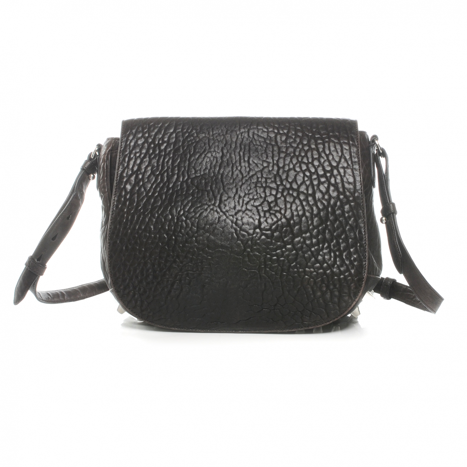 ALEXANDER WANG Textured Lambskin Lia Sling Messenger Bag